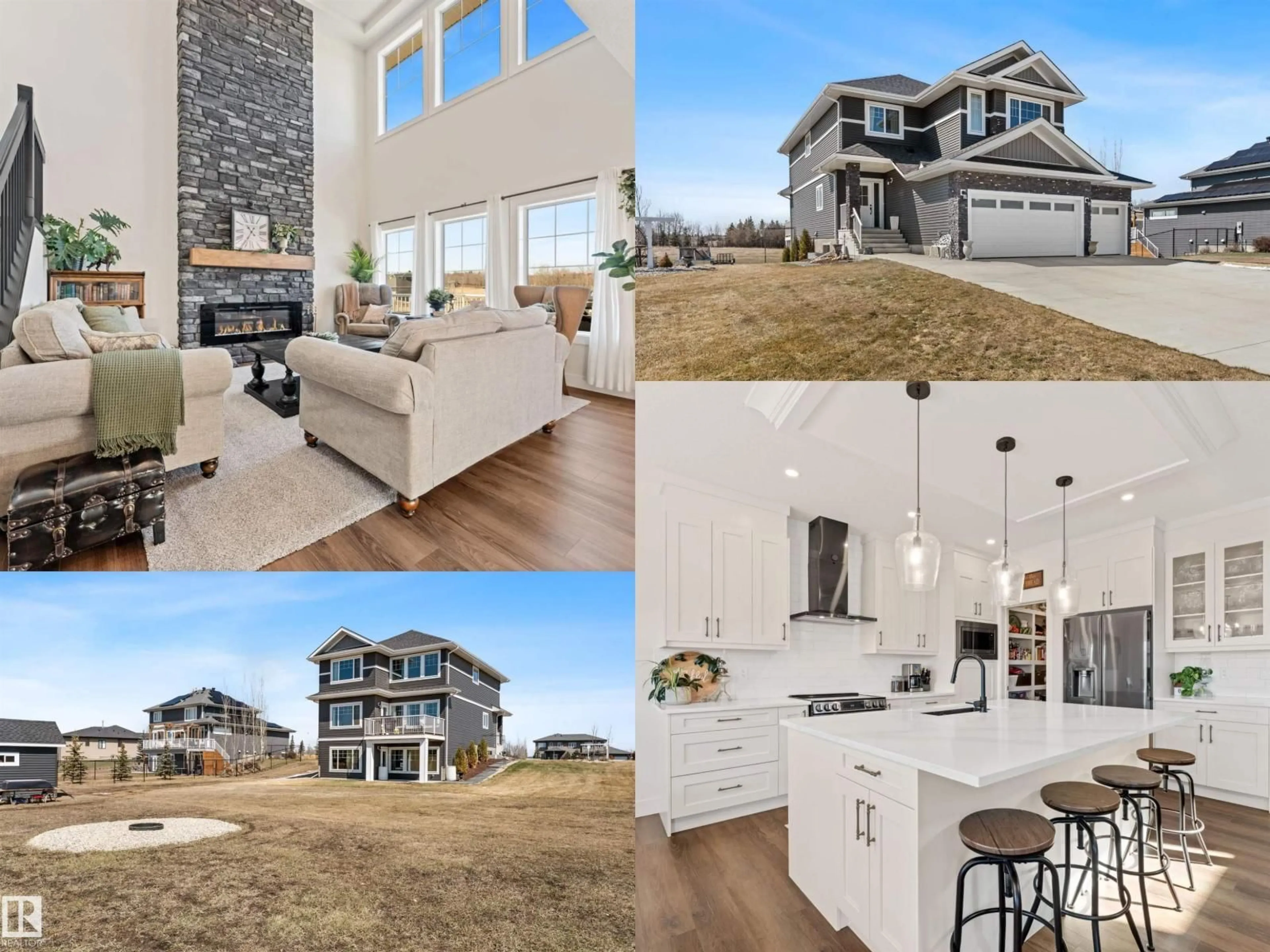 Open concept kitchen, unknown for 26409 - 32 TWP ROAD 532 A, Rural Parkland County Alberta T7X0W7
