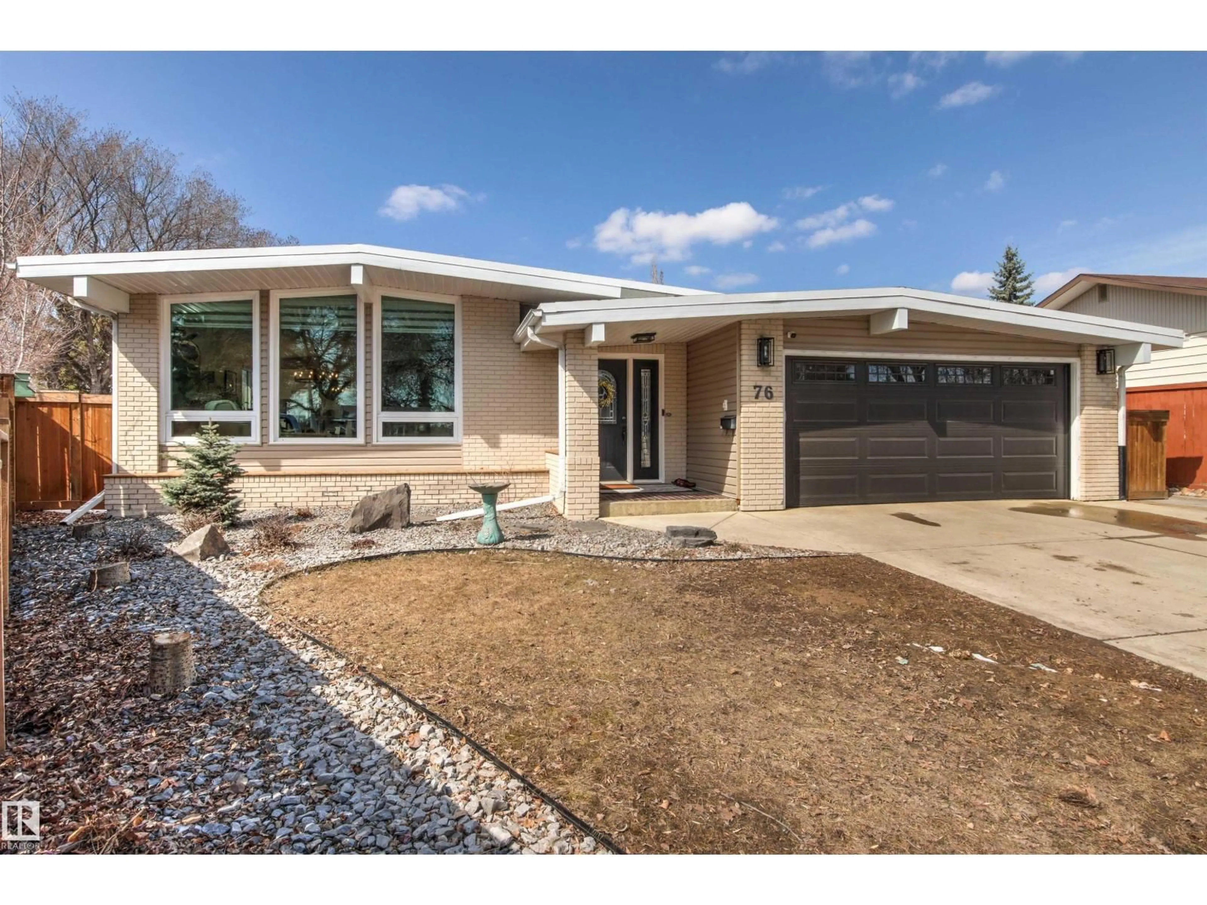 Home with brick exterior material, street for 76 GLENWOOD CR, St. Albert Alberta T8N1X5