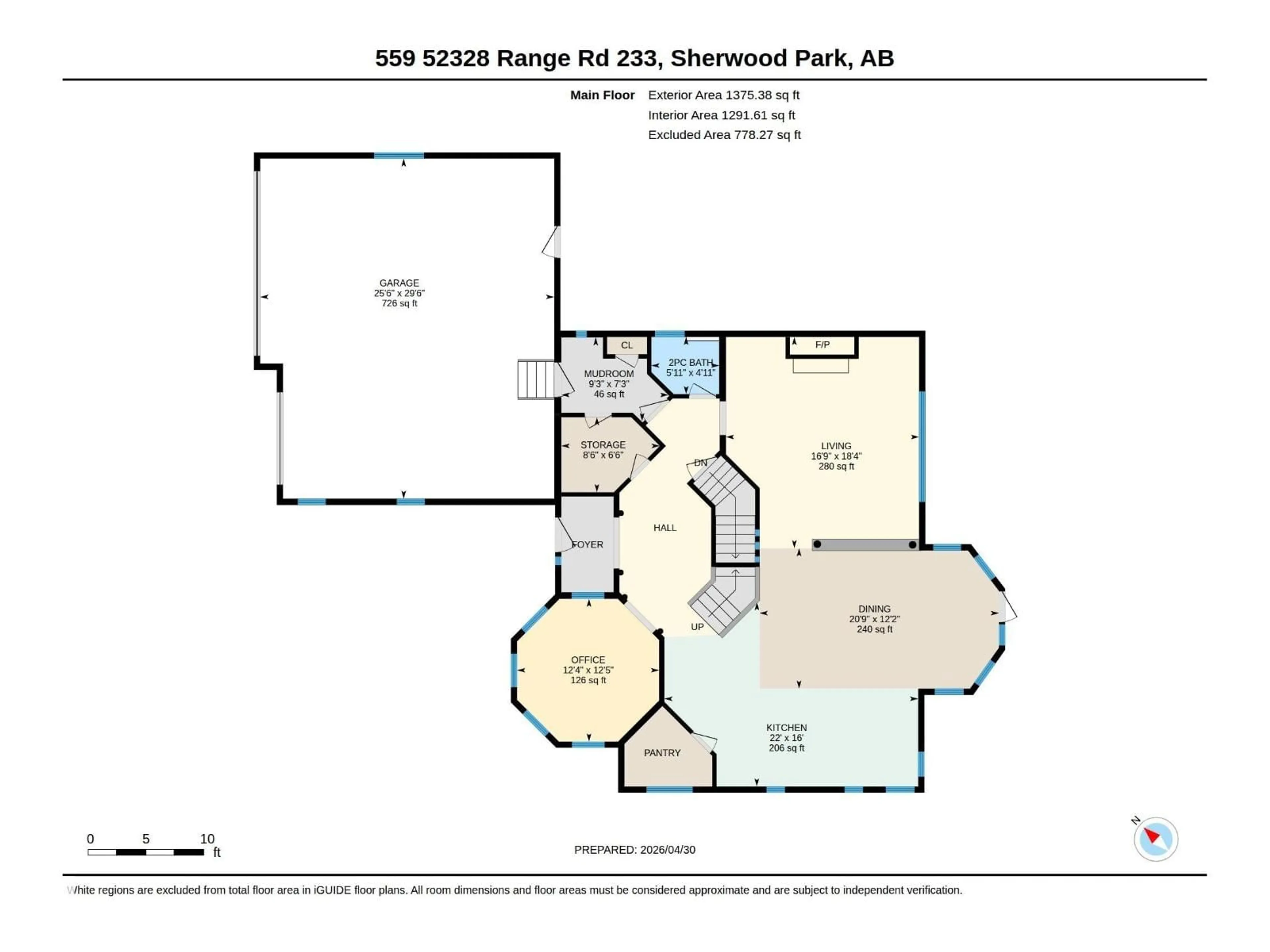 Floor plan for 52328 - 559 RGE ROAD 233, Rural Strathcona County Alberta T5B0A2