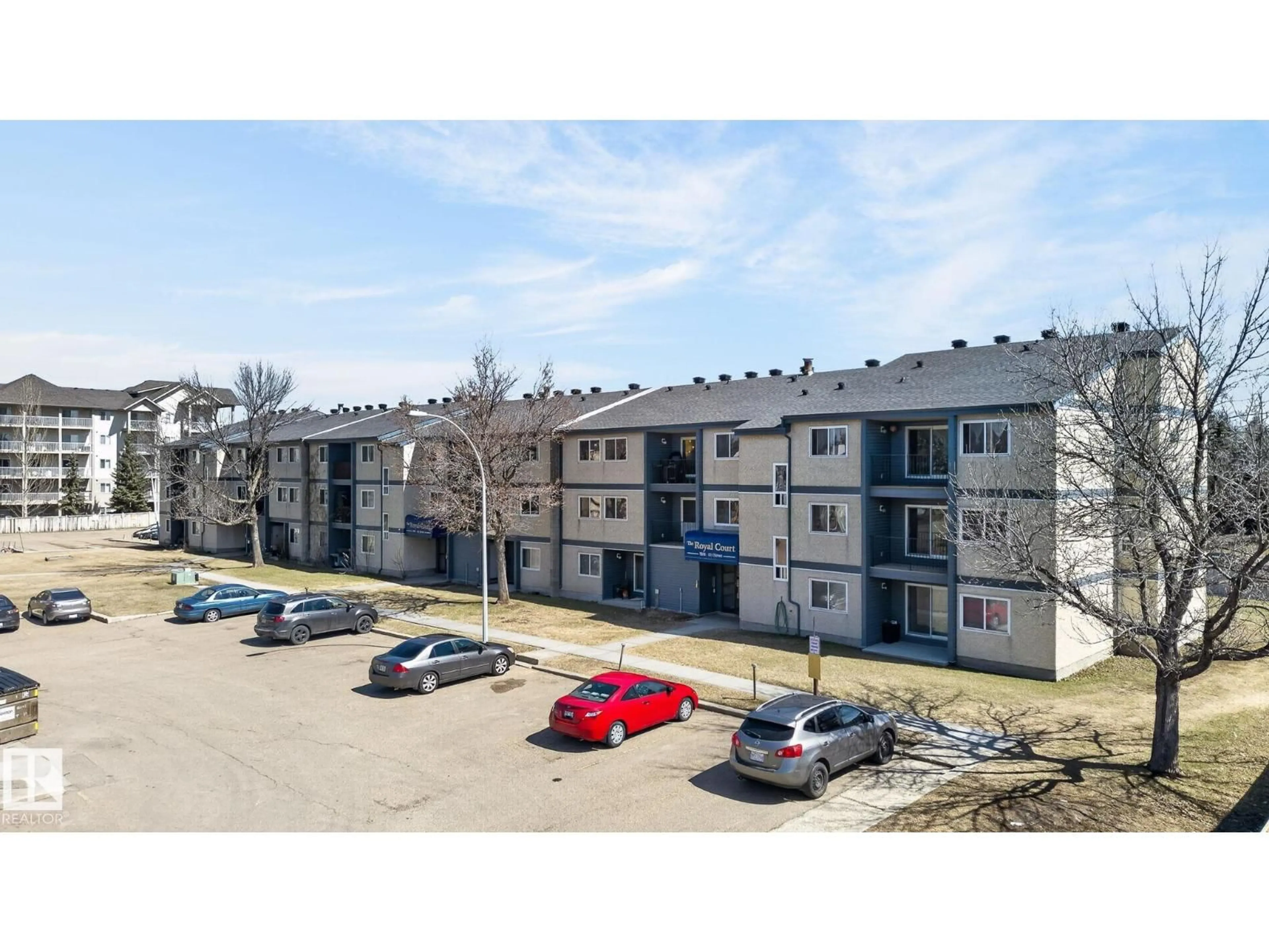 A pic from outside/outdoor area/front of a property/back of a property/a pic from drone, unknown for 301 - 7203 171 ST NW, Edmonton Alberta T5T2R1