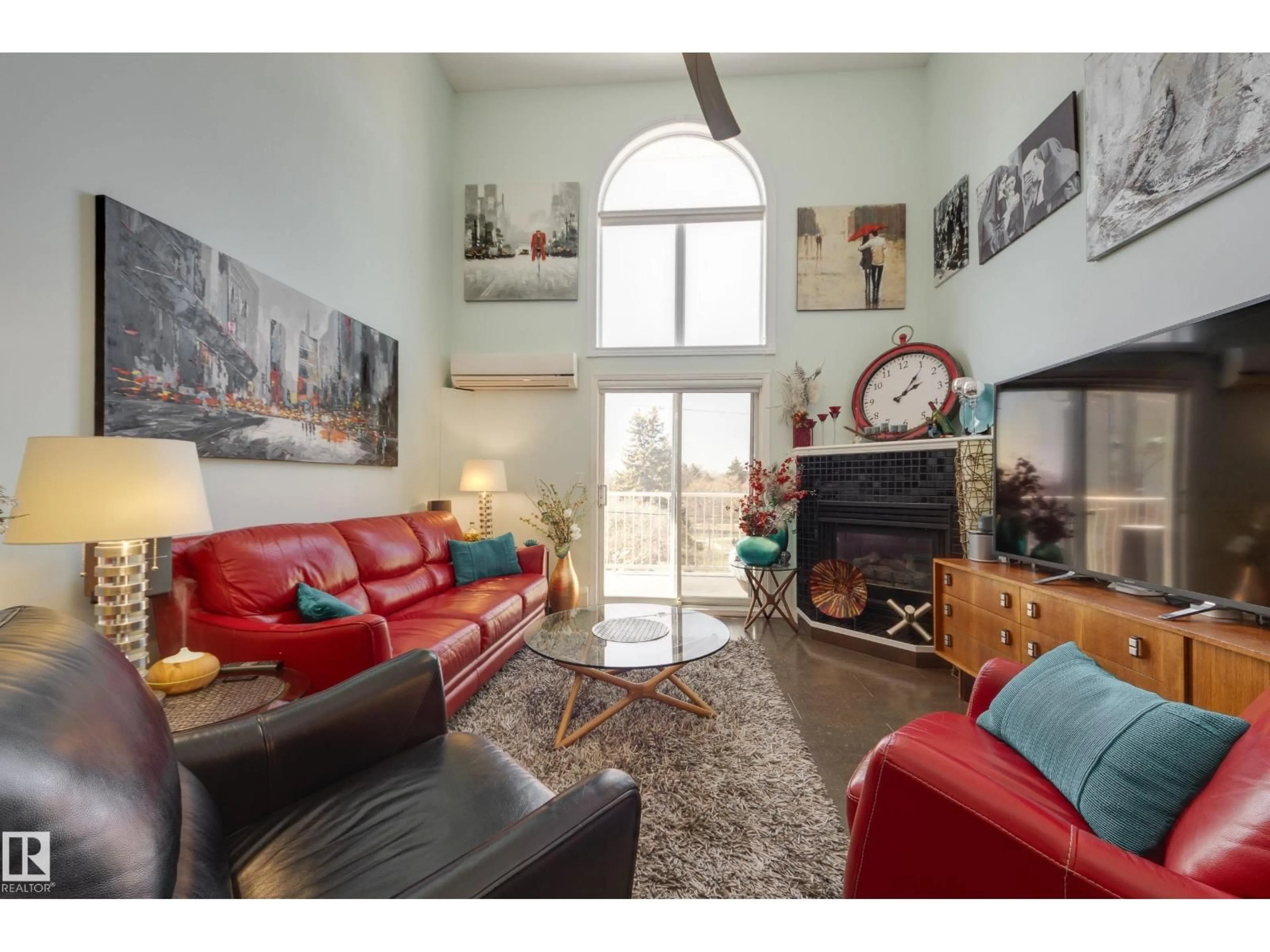 Living room with furniture, unknown for #402 - 7725 108 ST, Edmonton Alberta T6E4L9