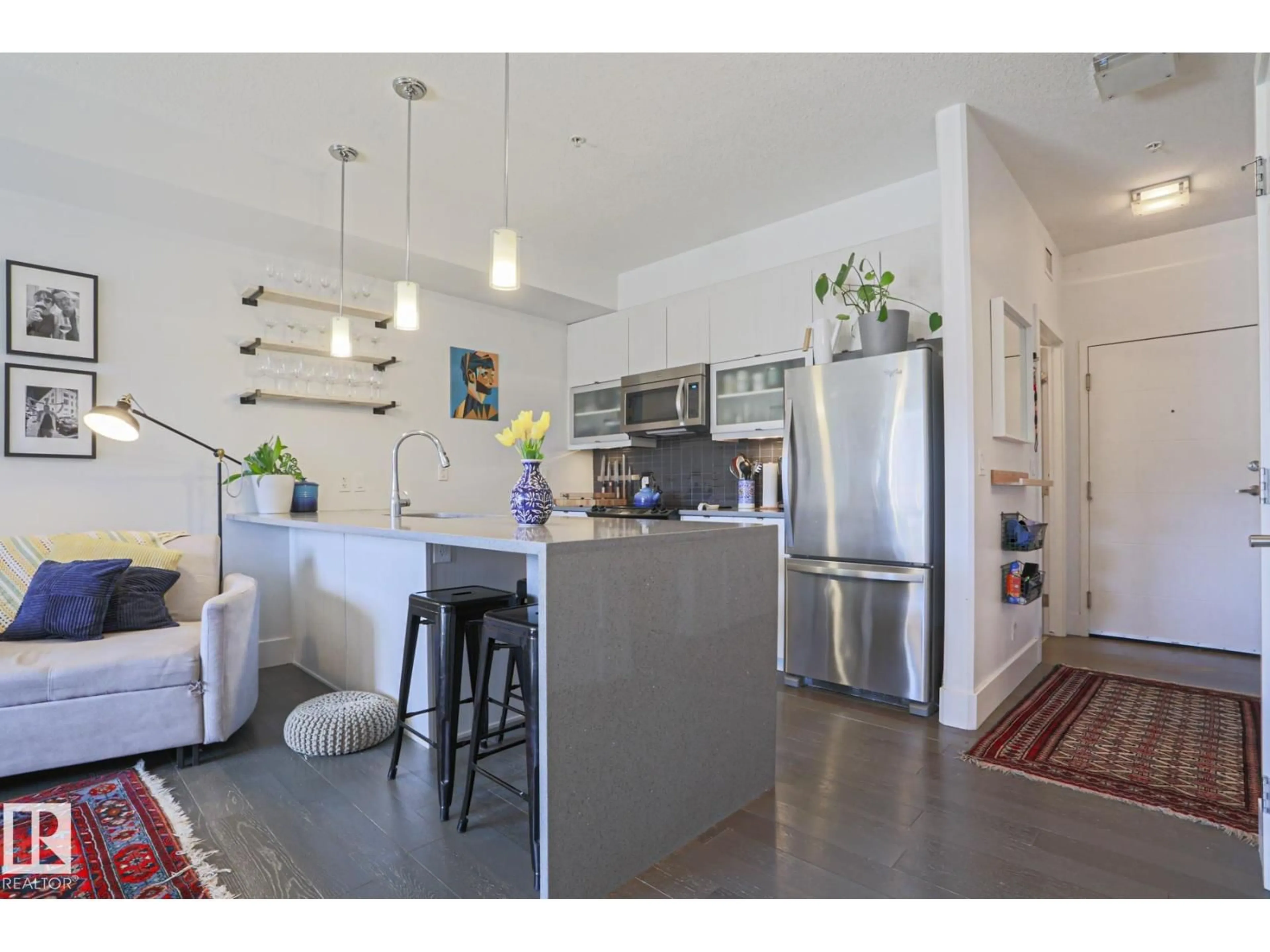 Open concept kitchen, unknown for 202 - 10030 83 AV, Edmonton Alberta T6E2C2