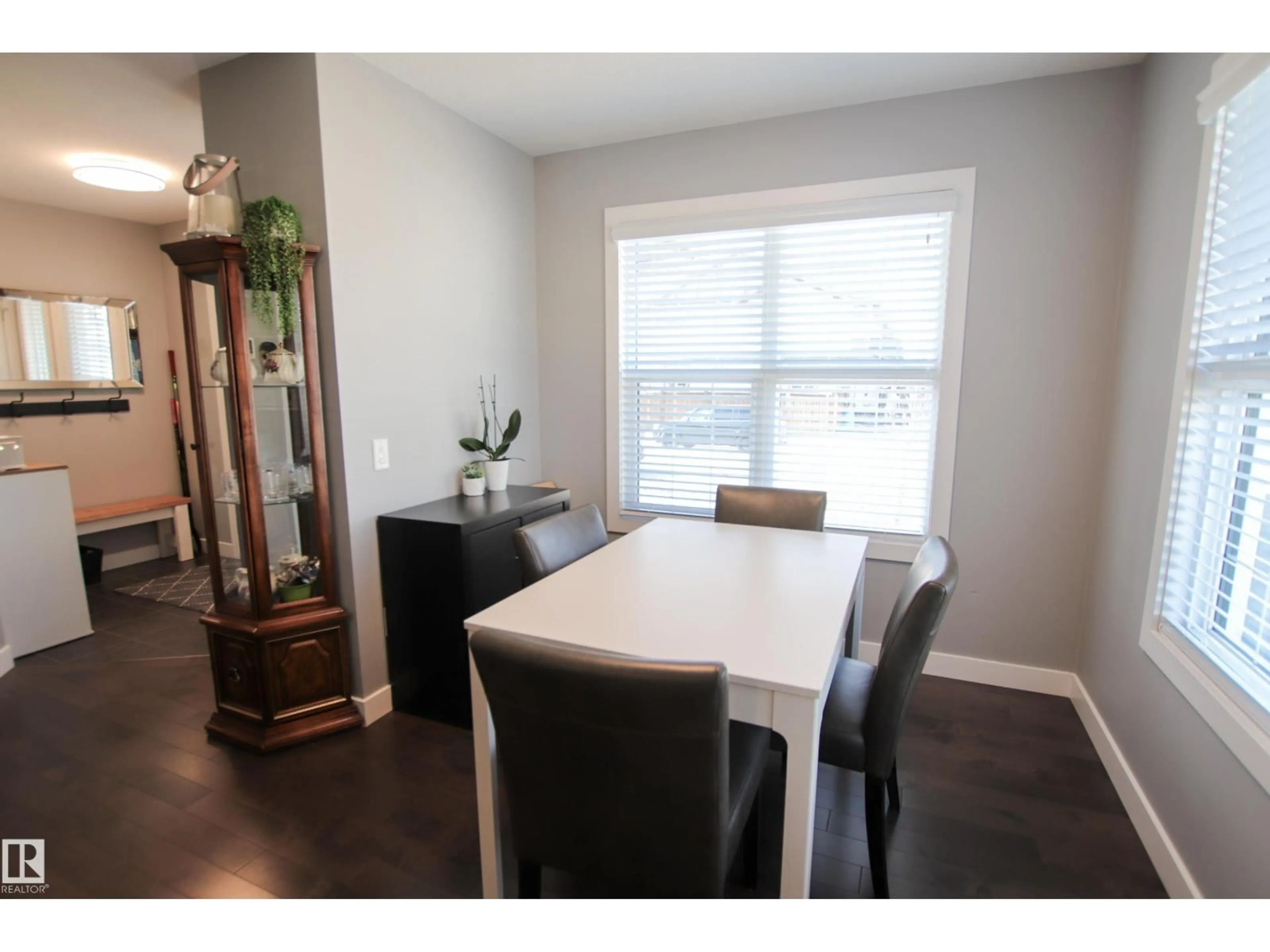 Dining room, wood/laminate floor for 3805 170A AV, Edmonton Alberta T5Y3S1