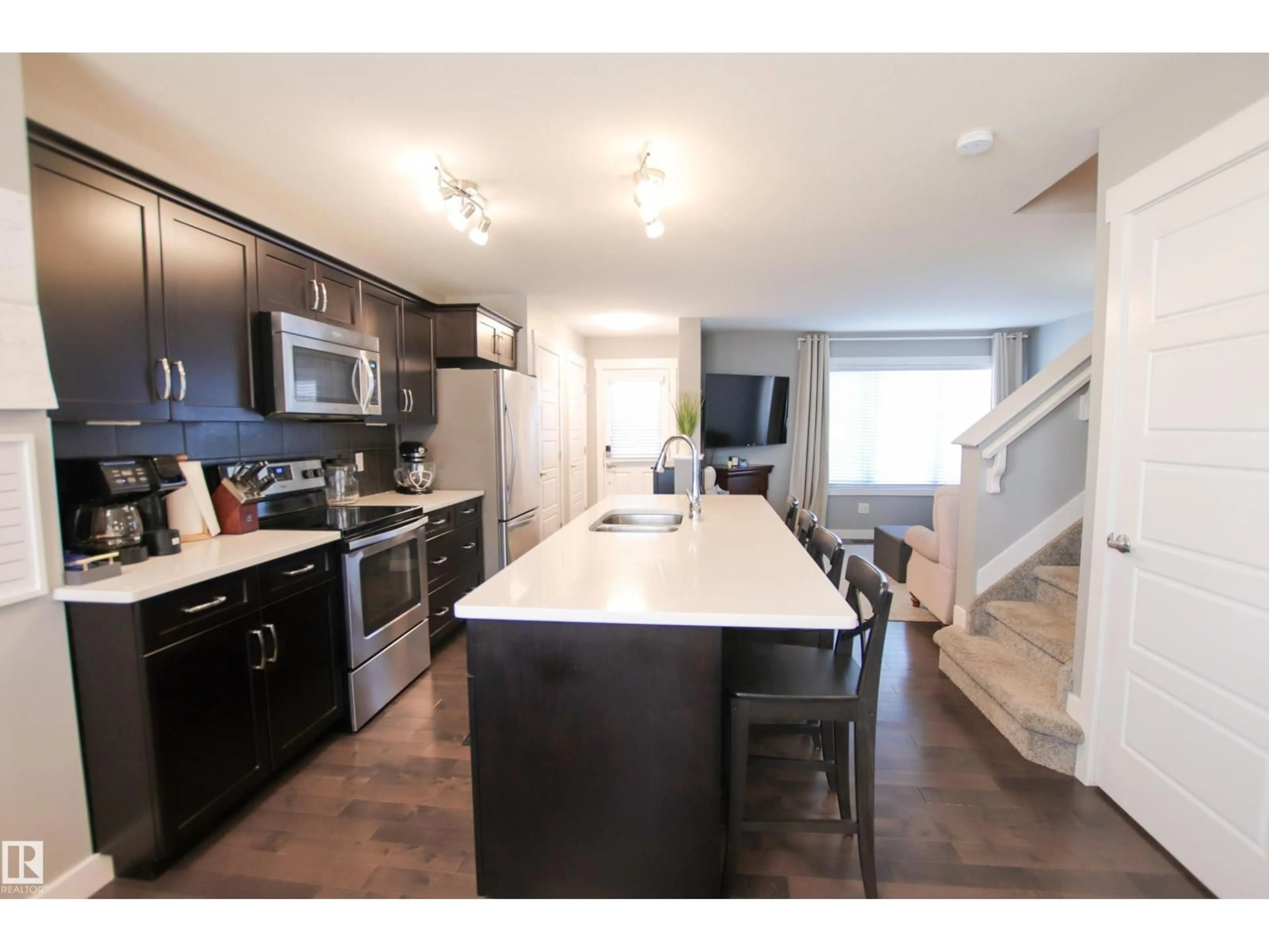 Open concept kitchen, unknown for 3805 170A AV, Edmonton Alberta T5Y3S1