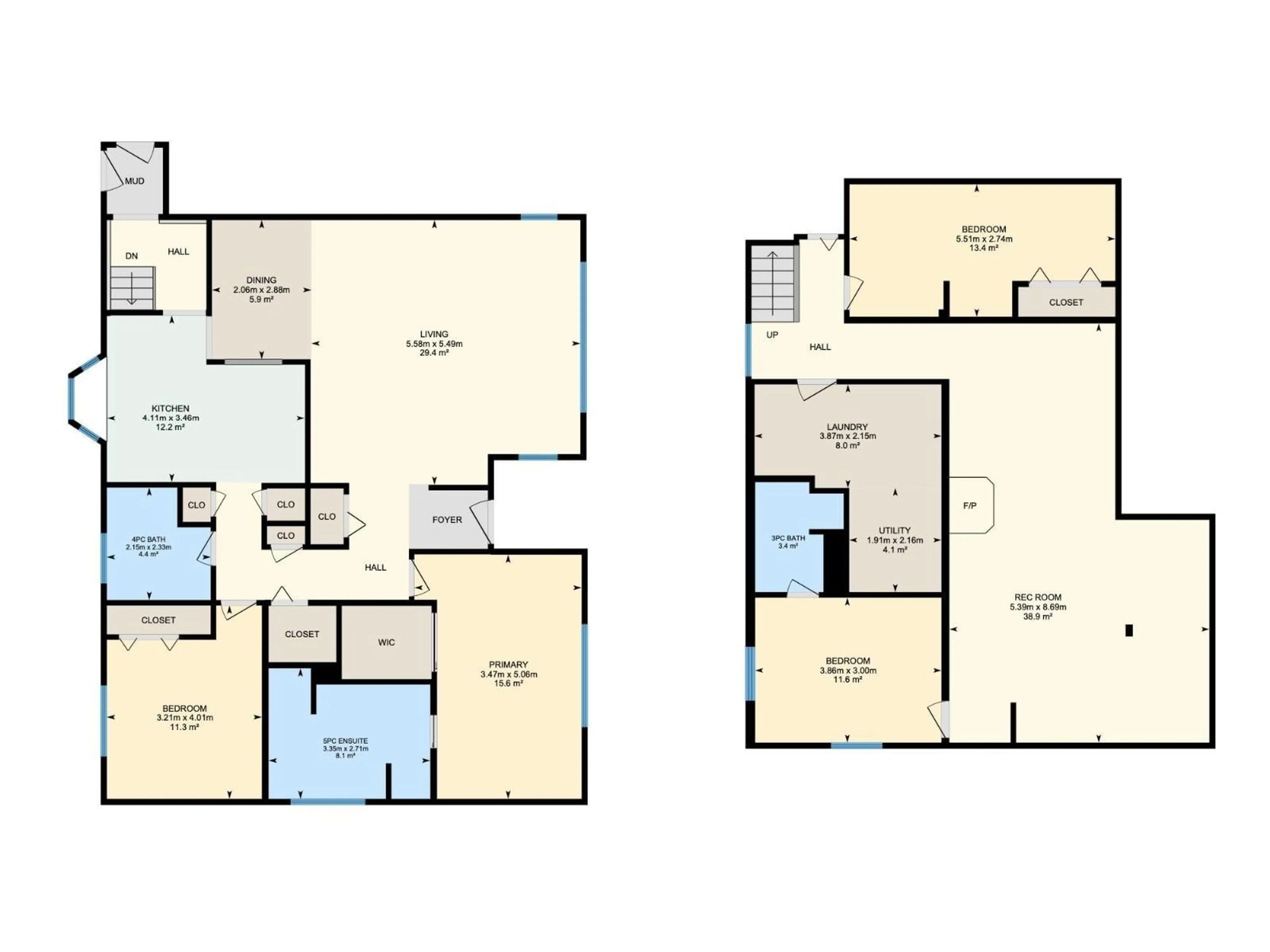 Floor plan for 4212 52 ST, Camrose Alberta T4V1T4