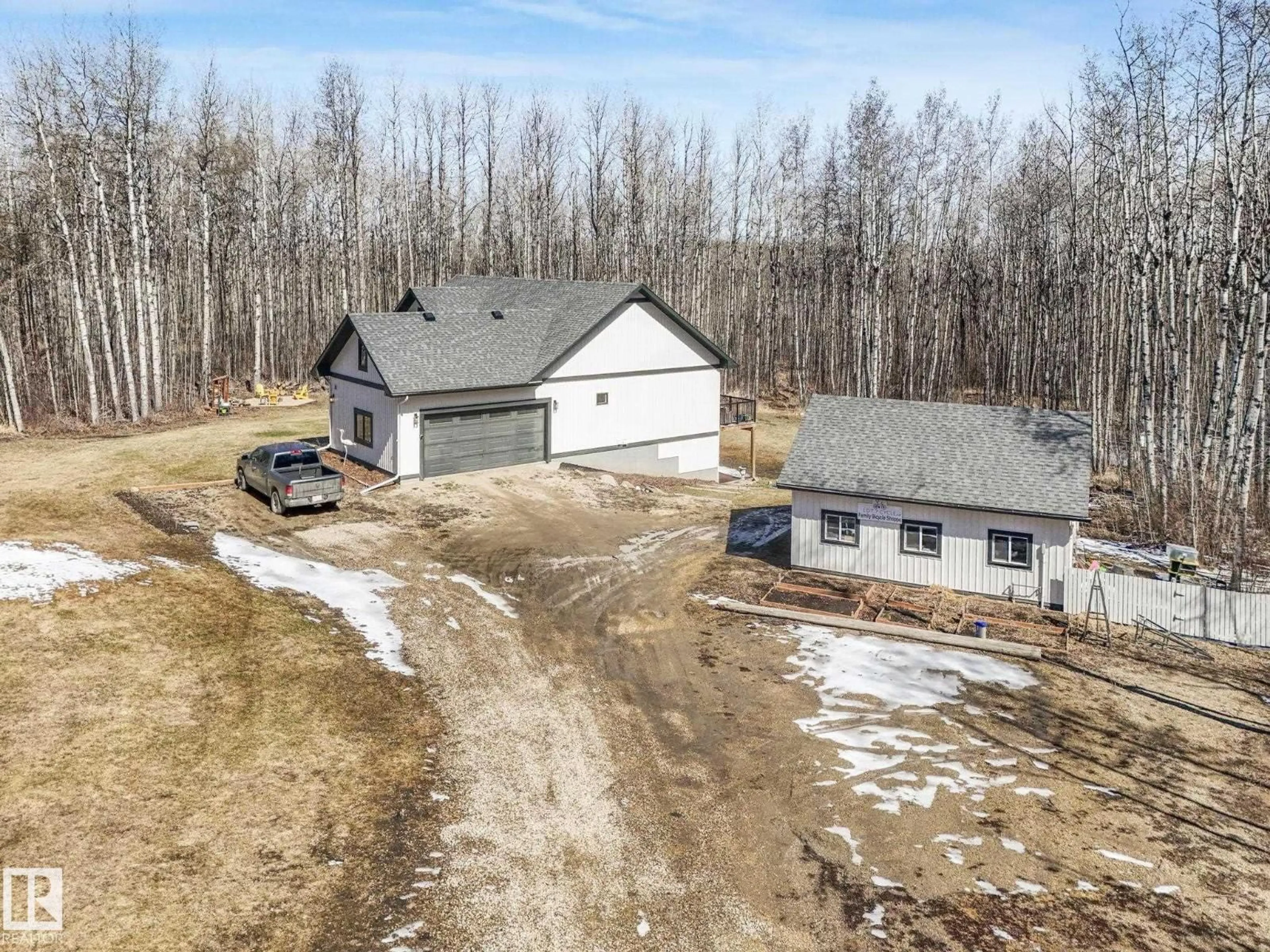 A pic from outside/outdoor area/front of a property/back of a property/a pic from drone, unknown for 20 465070 RGE ROAD 20, Rural Wetaskiwin County Alberta T0C2V0