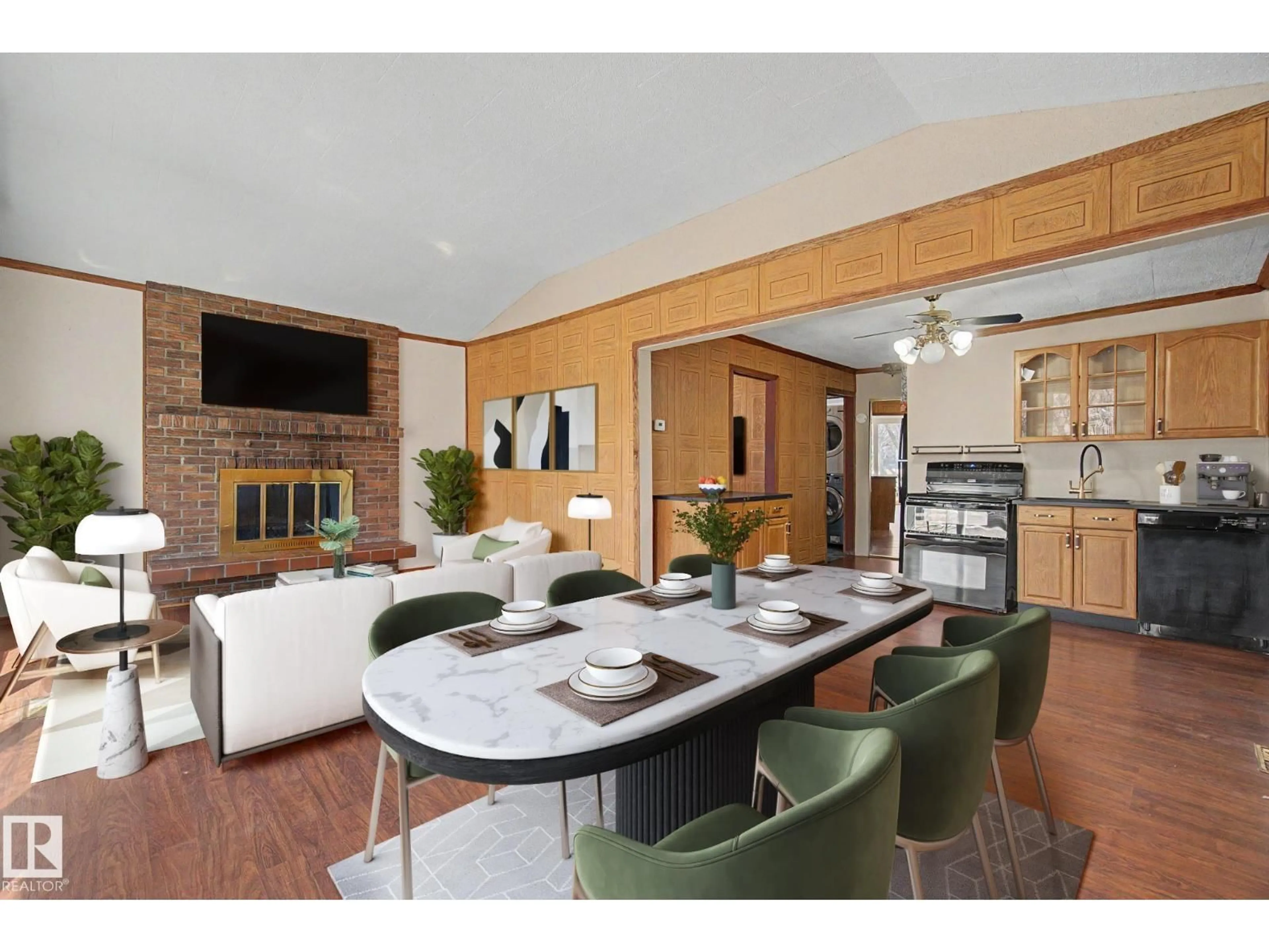 Open concept kitchen, unknown for 5015 57 ST, Rural Lac Ste. Anne County Alberta T0E0A0