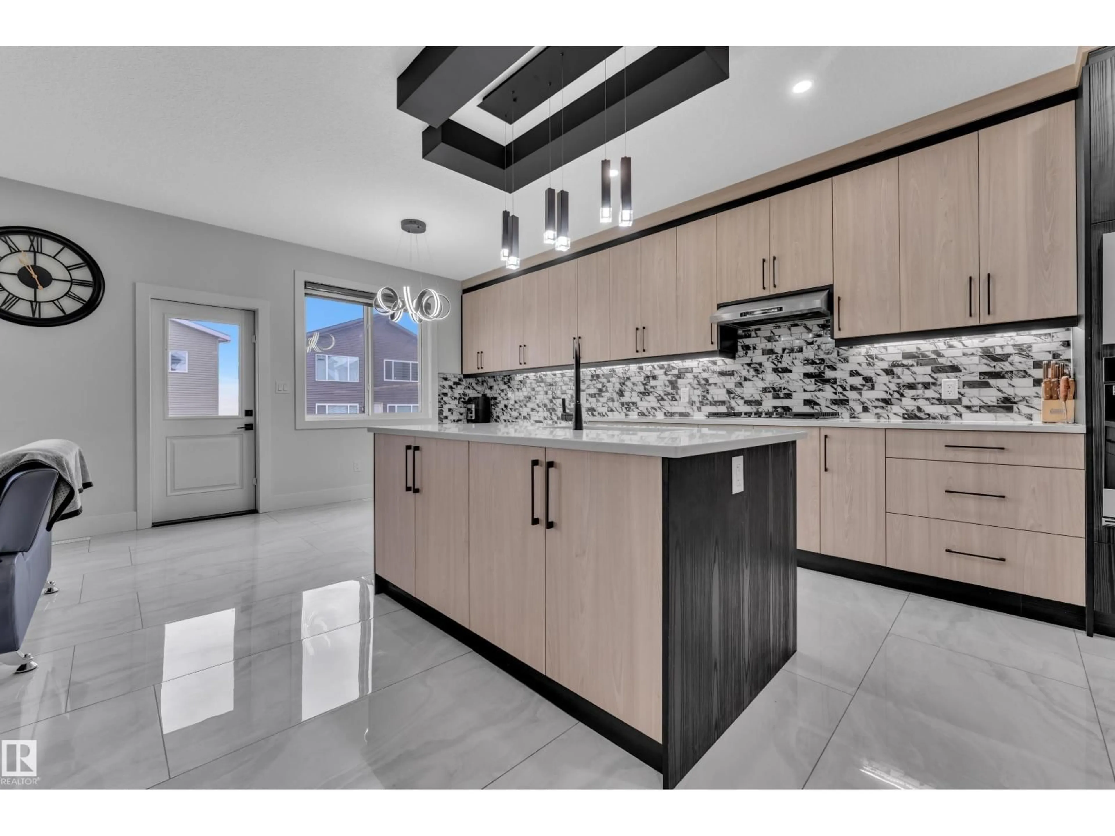 Open concept kitchen, ceramic/tile floor for 5936 18 ST, Rural Leduc County Alberta T4X3C5