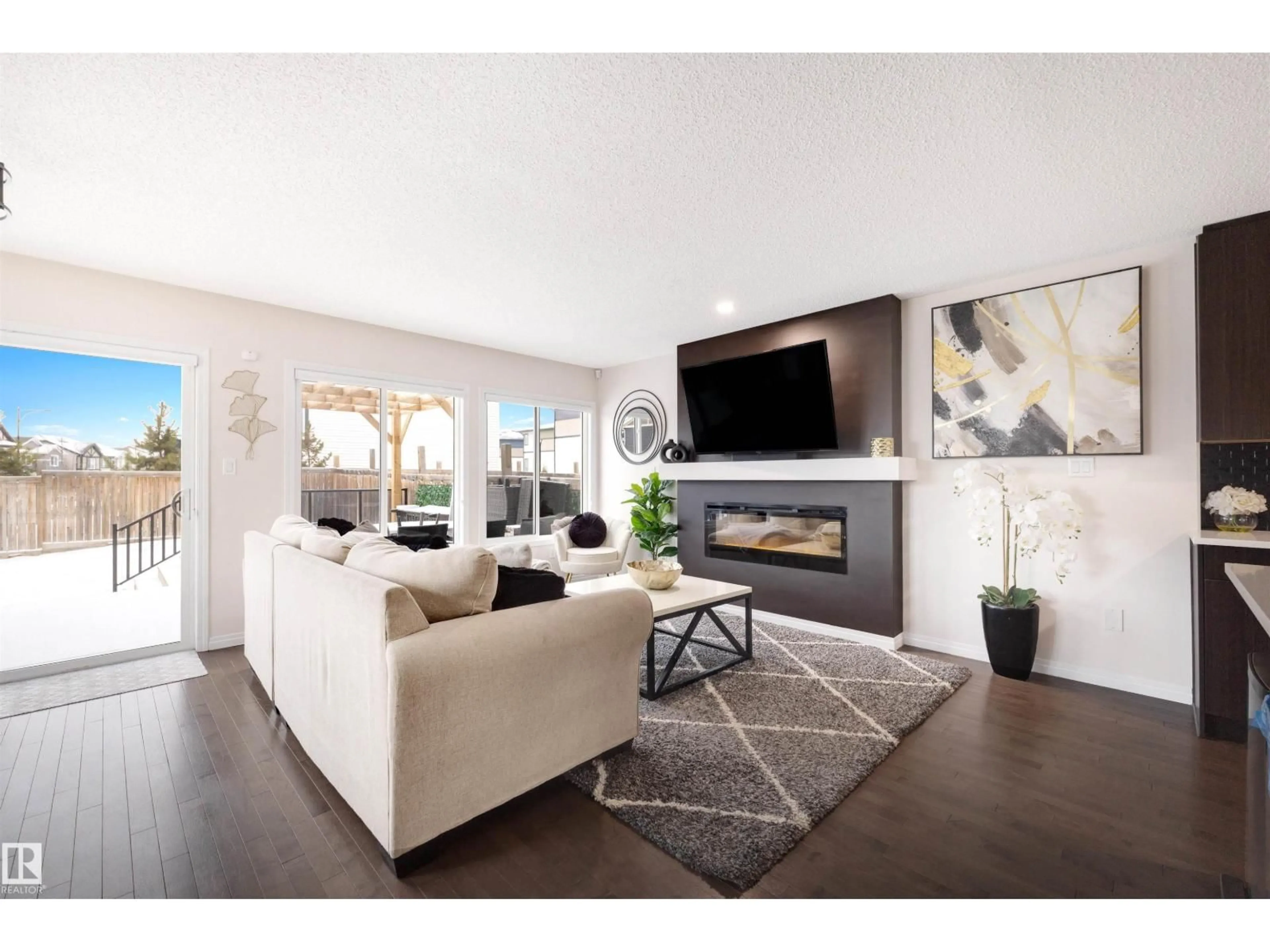 Living room with furniture, unknown for 2504 COUGHLAN RD, Edmonton Alberta T6W2X8