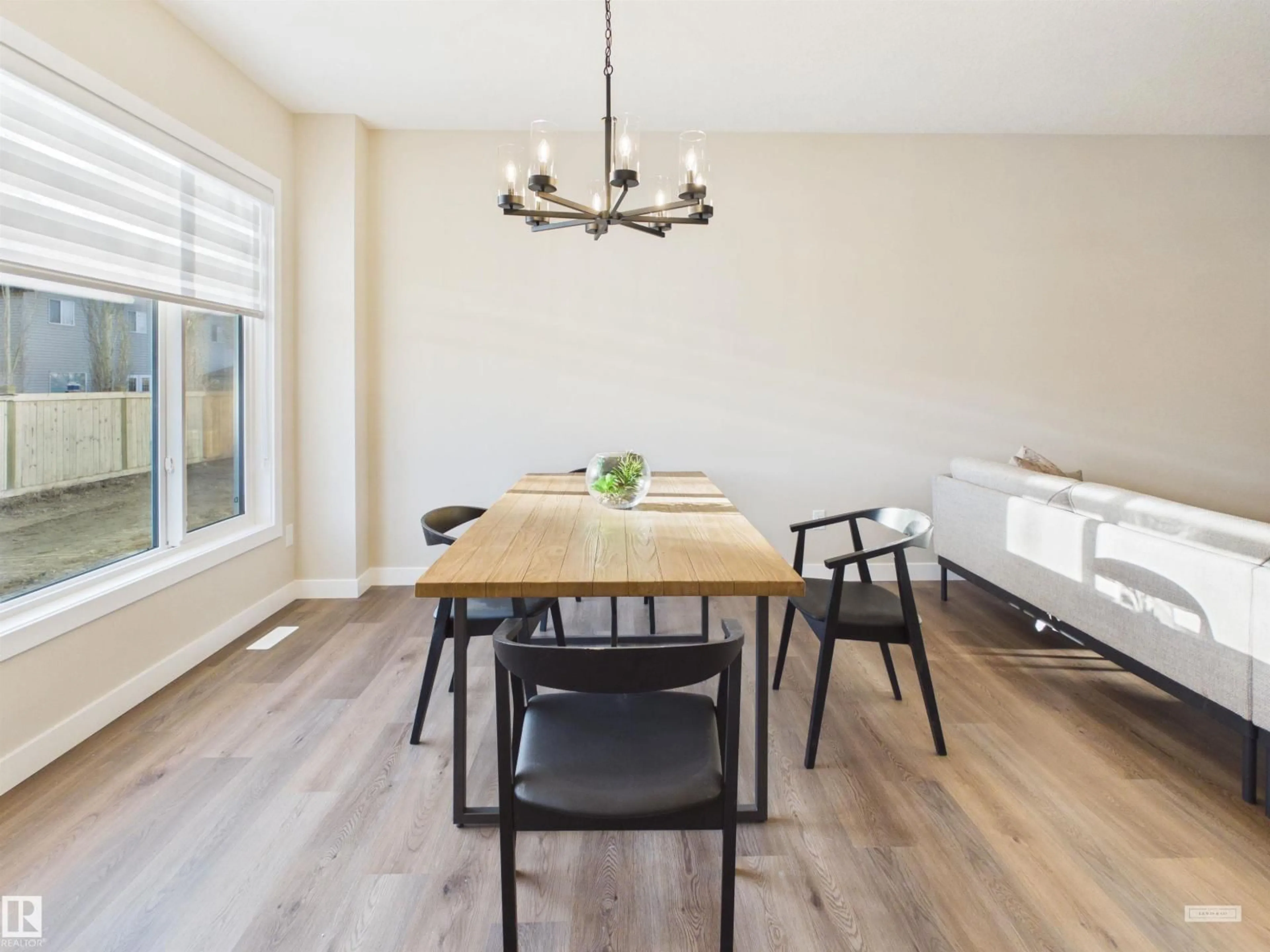 Dining room, wood/laminate floor for 3 EMERSON LD, Spruce Grove Alberta T7X4S2