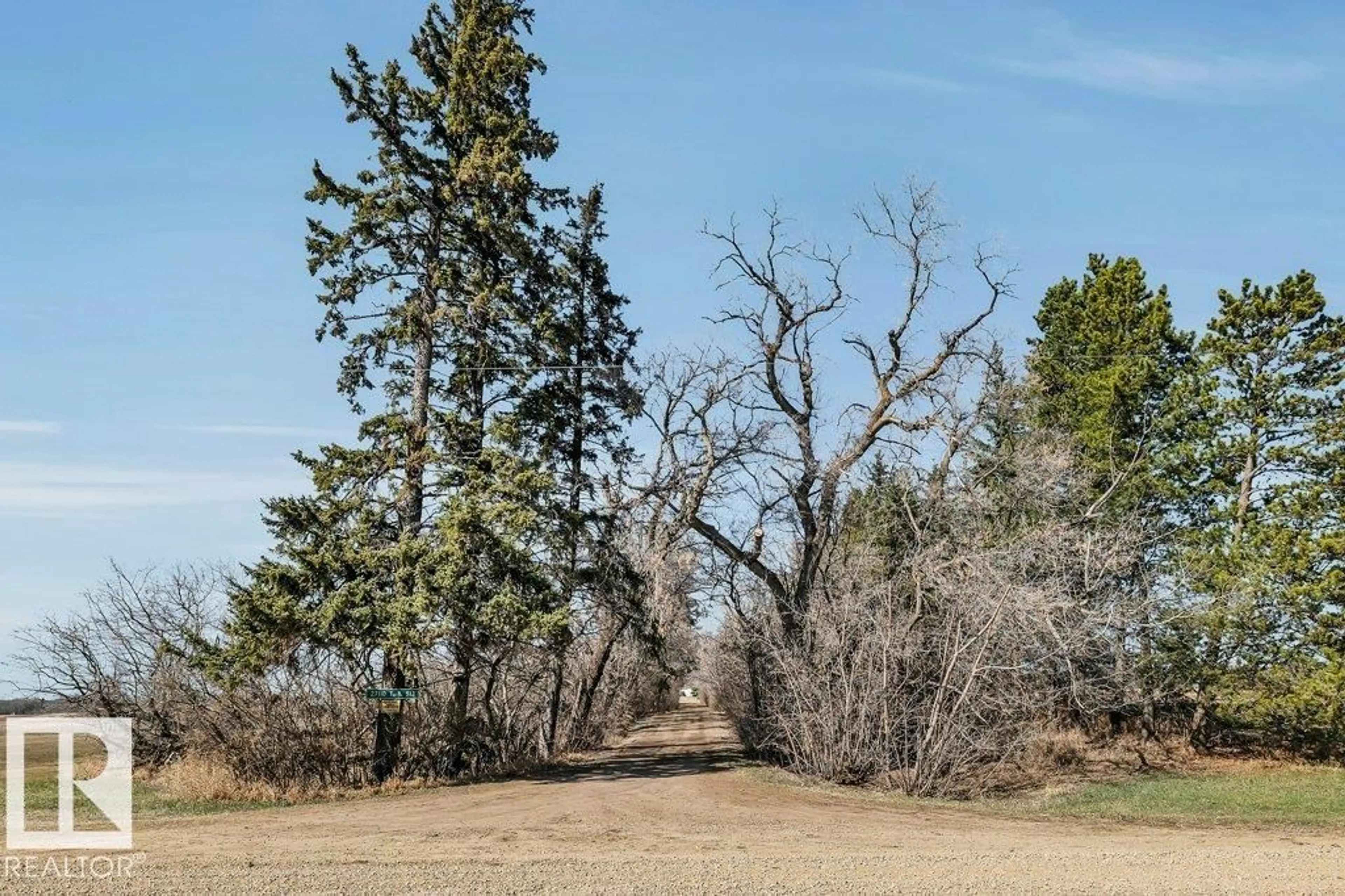 A pic from outside/outdoor area/front of a property/back of a property/a pic from drone, forest/trees view for 27110 TWP RD 513, Rural Parkland County Alberta T7Y1H1