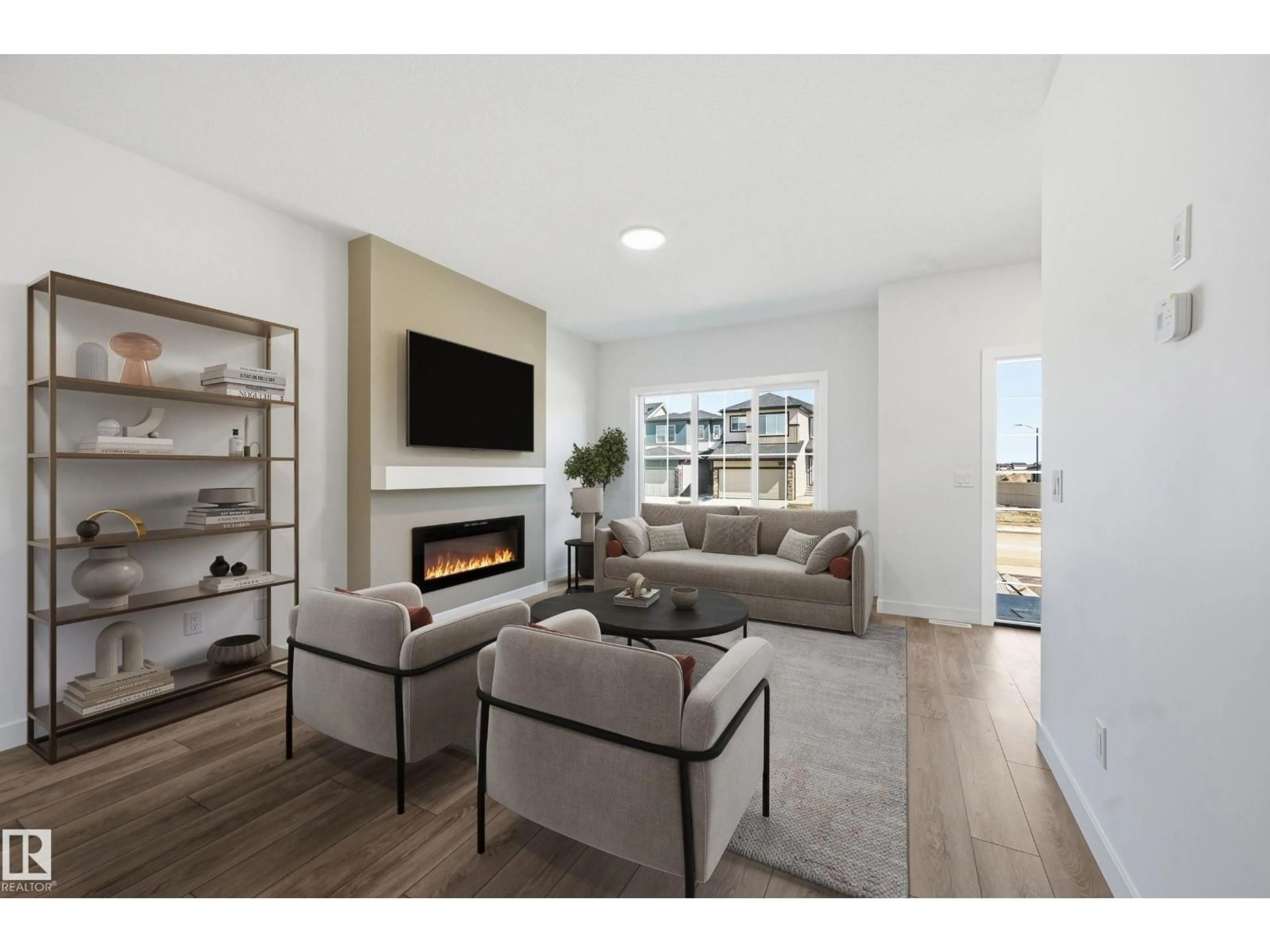 Living room with furniture, unknown for 205 WATTLE RD, Leduc Alberta T9E0V1