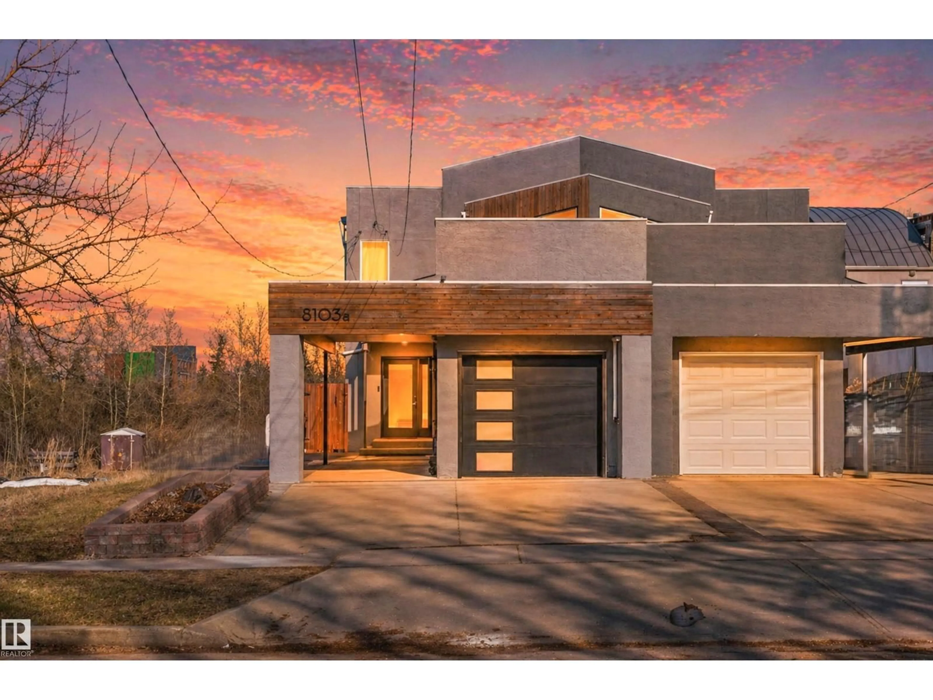 Home with brick exterior material, street for 8103A 95A ST, Edmonton Alberta T6C3Y1