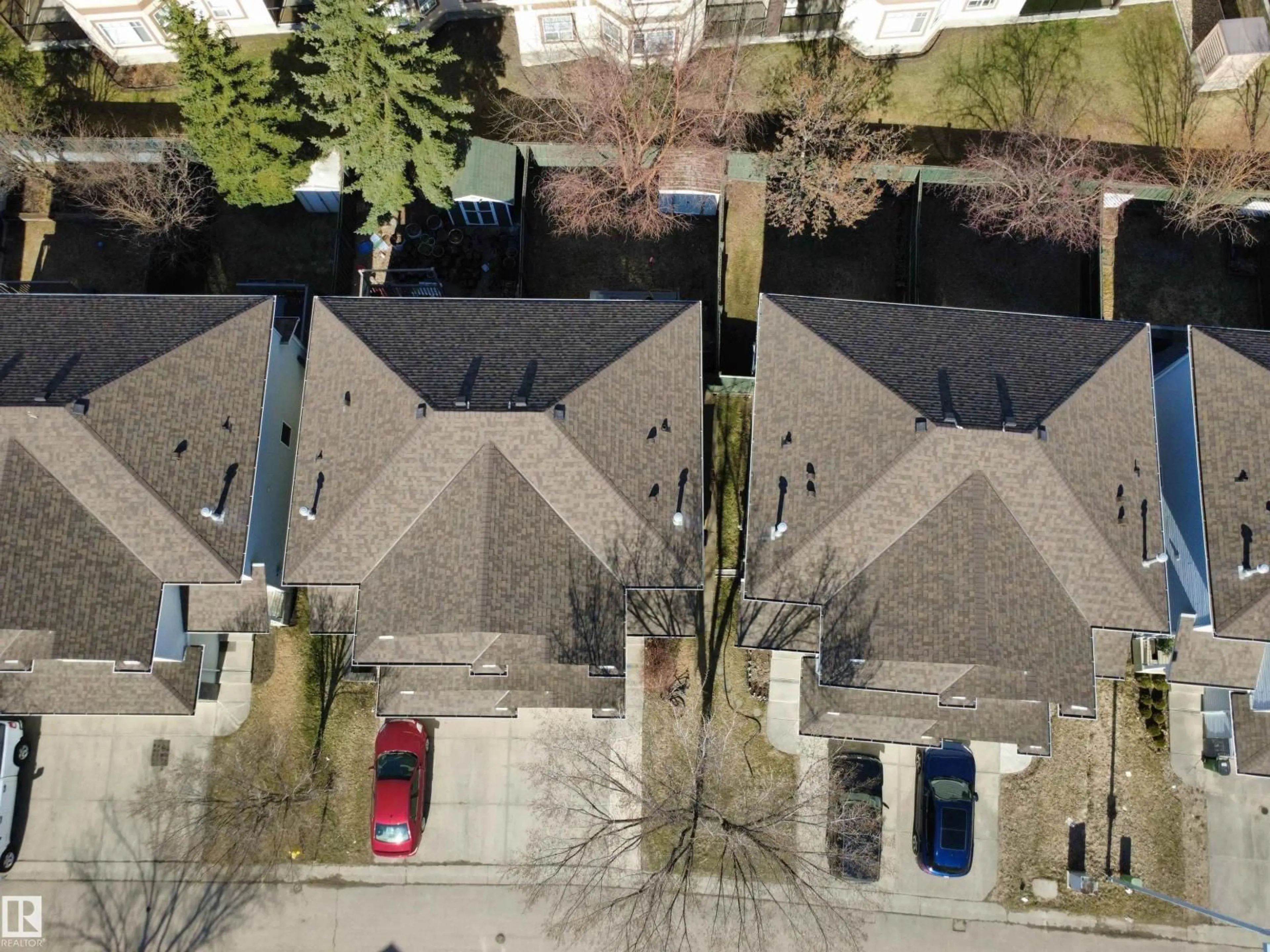 A pic from outside/outdoor area/front of a property/back of a property/a pic from drone, city buildings view from balcony for #97 - 2021 GRANTHAM CT, Edmonton Alberta T5T6V7