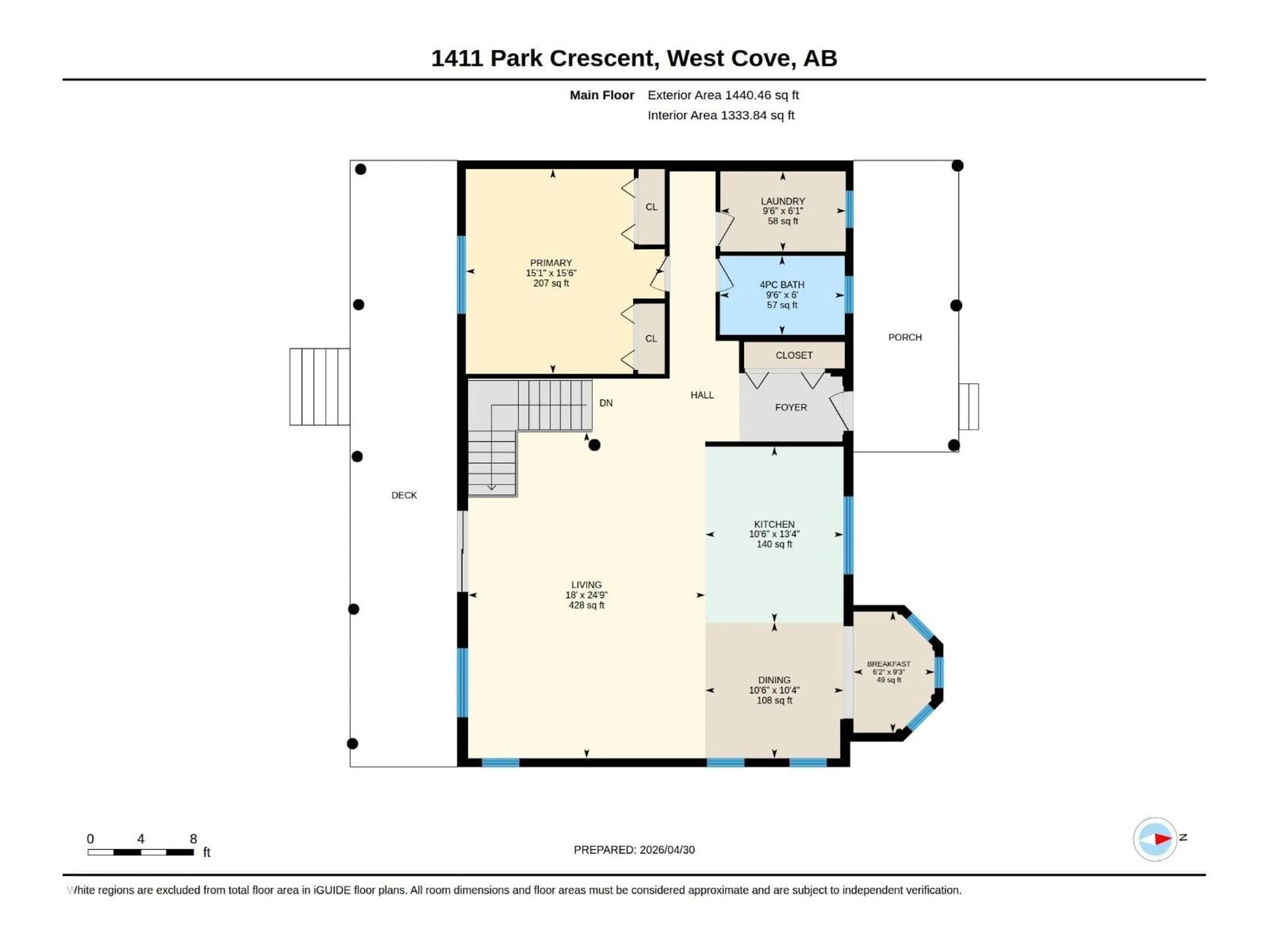 Floor plan for 1411 PARK CR, Rural Lac Ste. Anne County Alberta T0E0A2