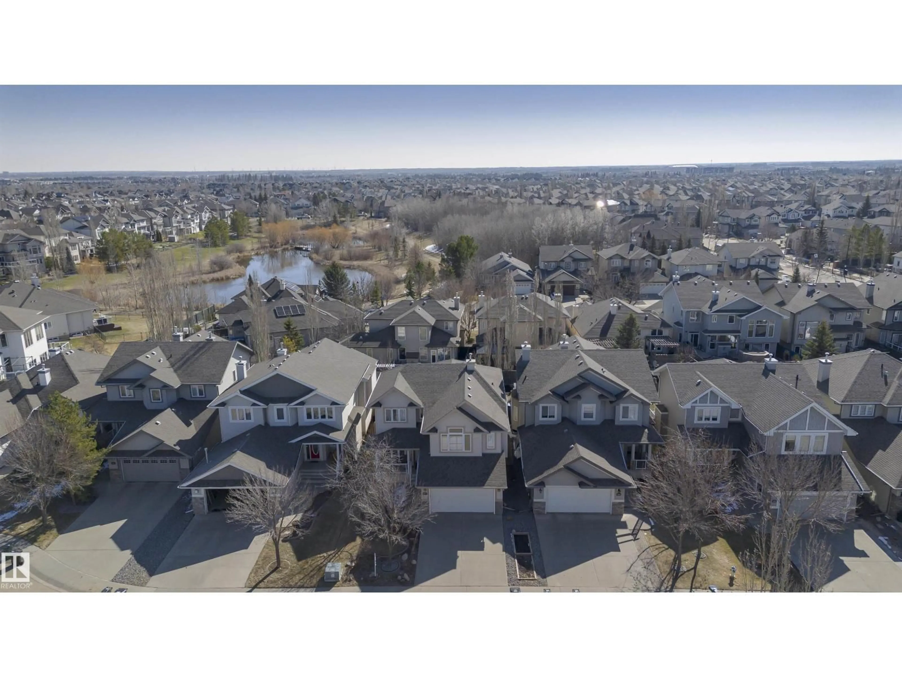 A pic from outside/outdoor area/front of a property/back of a property/a pic from drone, city buildings view from balcony for SW - 1915 126 ST, Edmonton Alberta T6W0A5