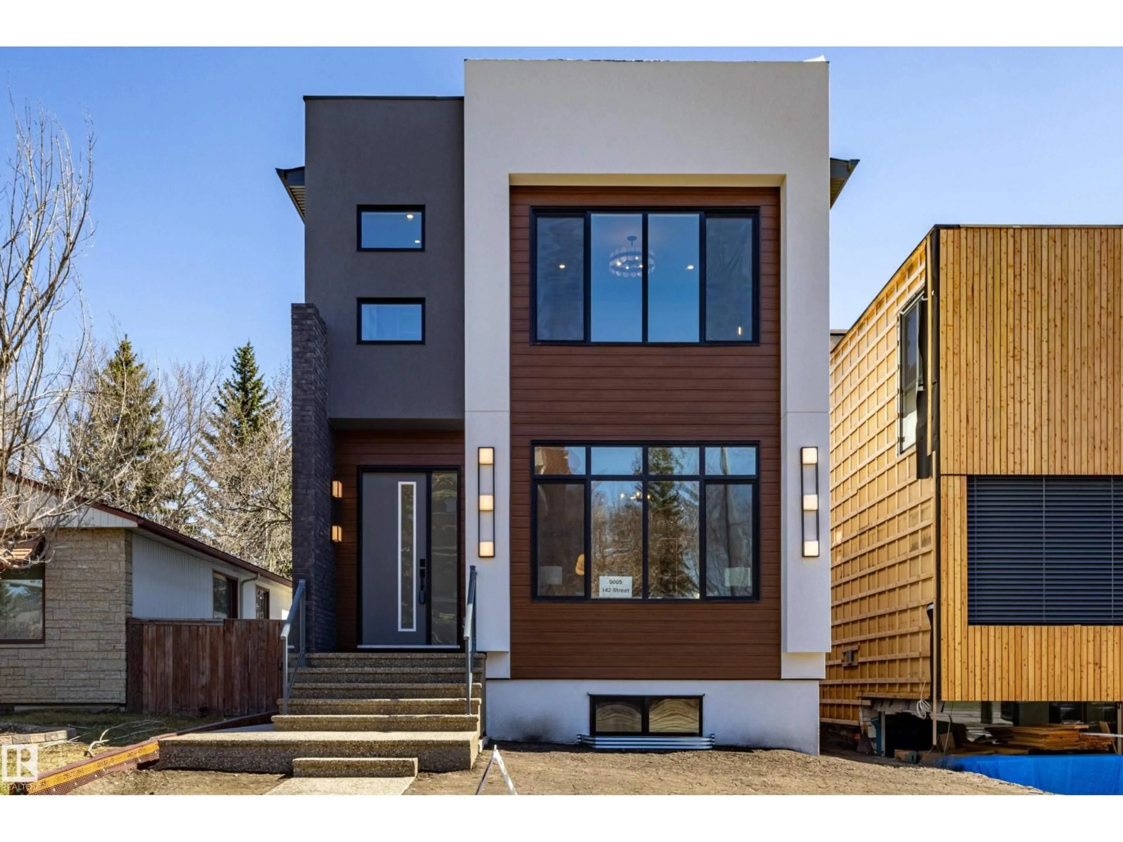 Home with brick exterior material, street for 9605 142 ST, Edmonton Alberta T5N2M8