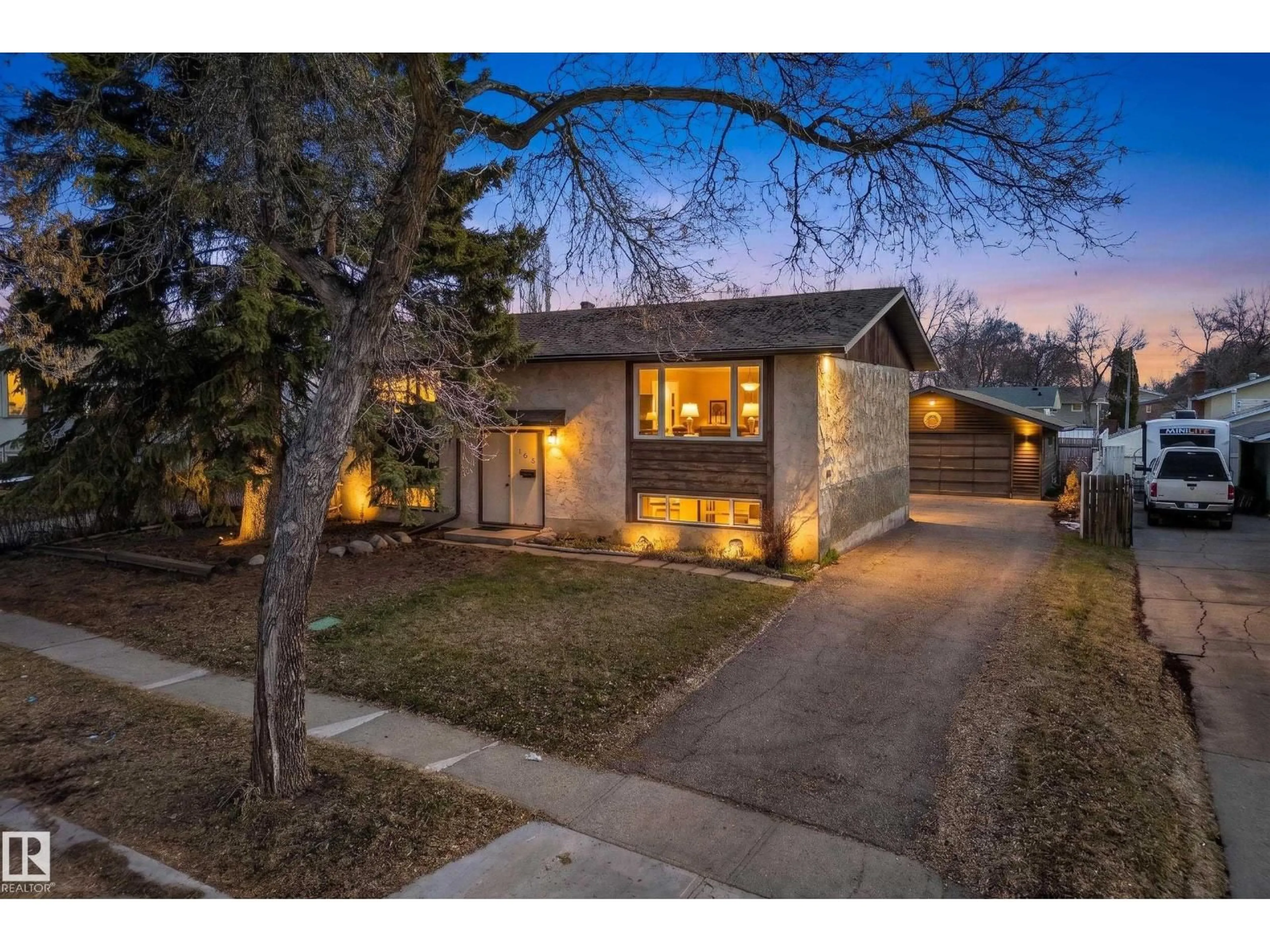 Home with brick exterior material, street for 105 MISSION AV, St. Albert Alberta T8N2C5