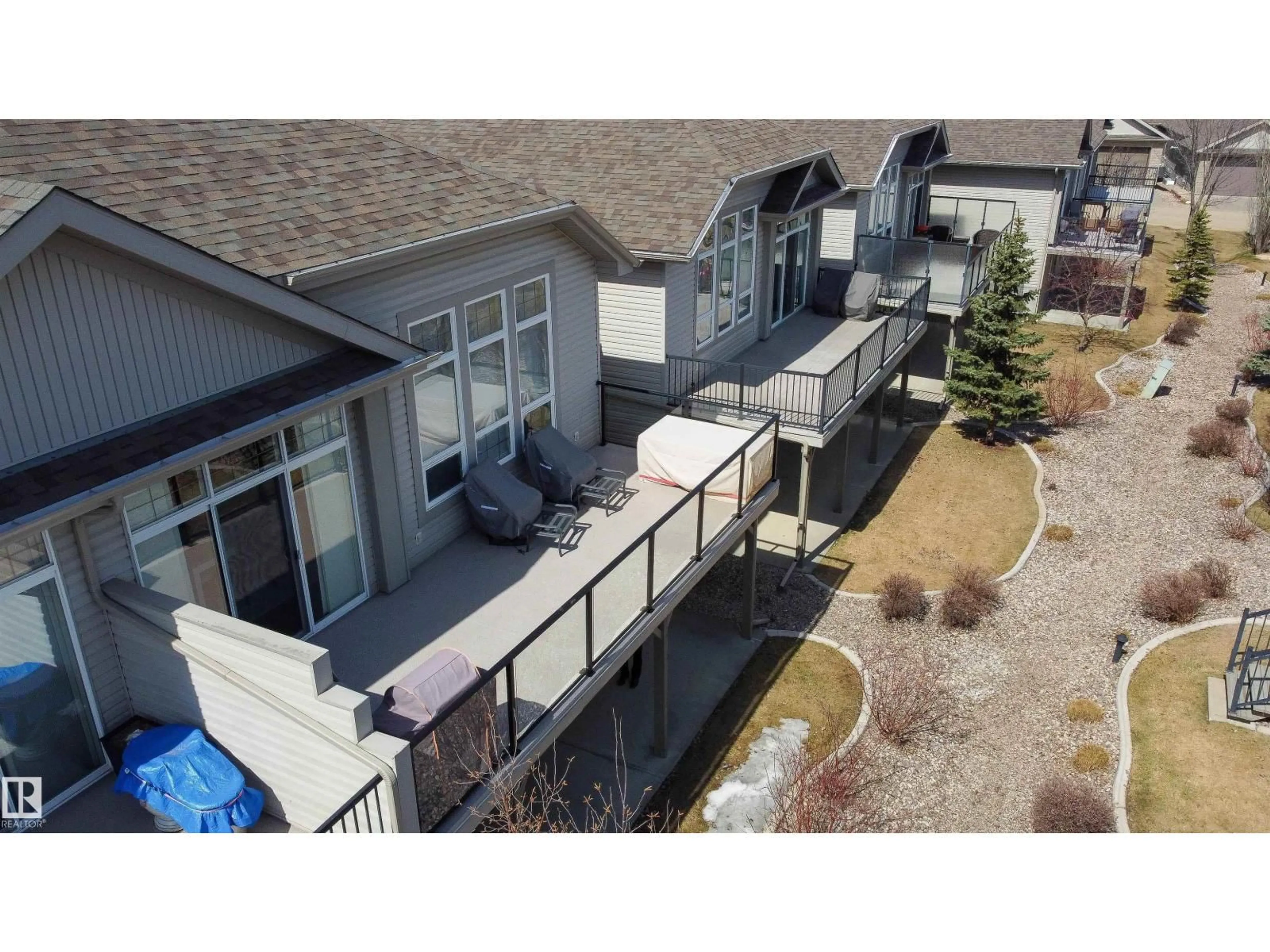 A pic from outside/outdoor area/front of a property/back of a property/a pic from drone, unknown for #61 - 700 REGENCY DR, Sherwood Park Alberta T8A6N3