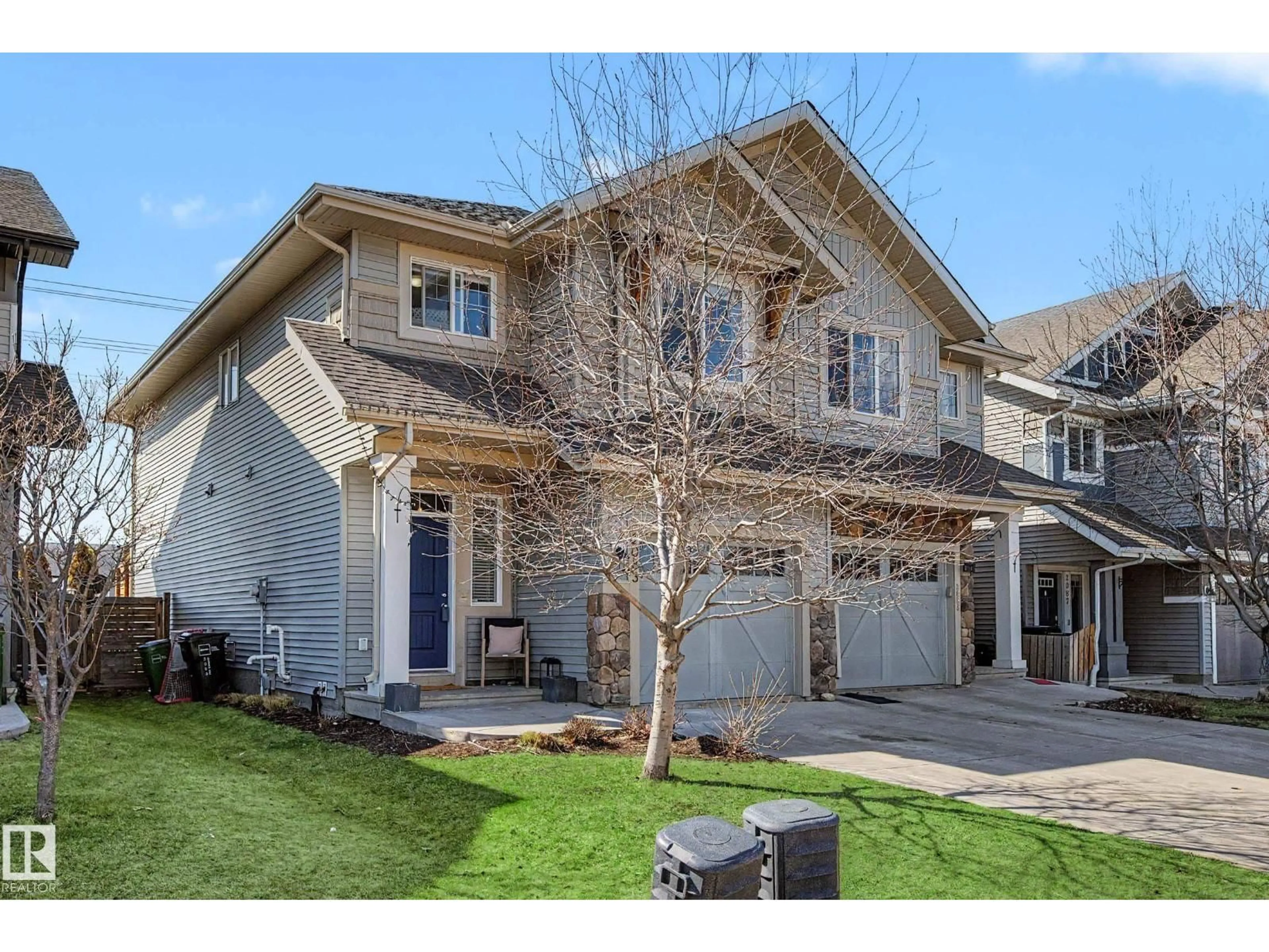 Home with brick exterior material, street for 2083 CHALMERS WY, Edmonton Alberta T6W2E9