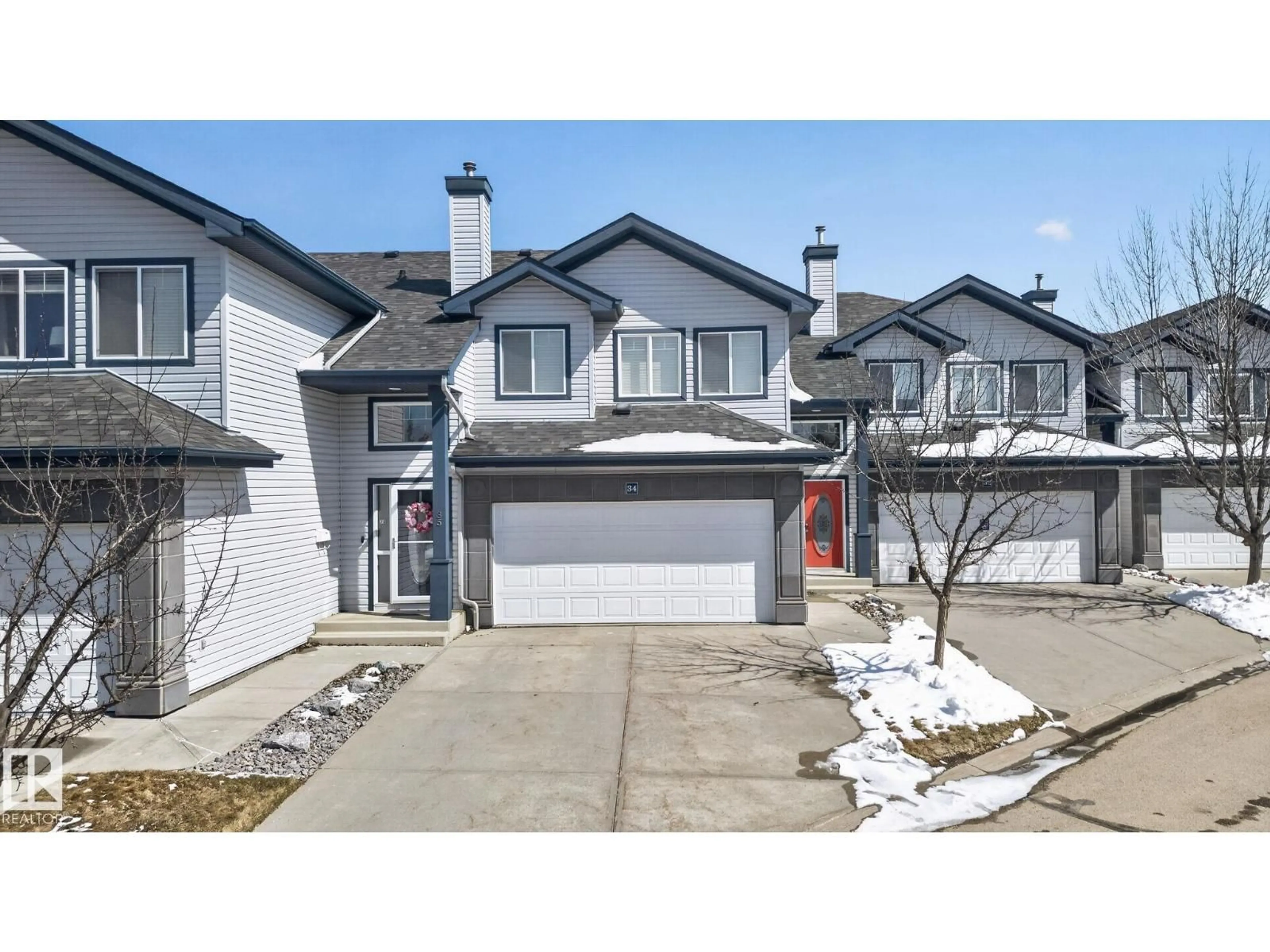 A pic from outside/outdoor area/front of a property/back of a property/a pic from drone, street for #34 - 3003 34 AV, Edmonton Alberta T6T0A1