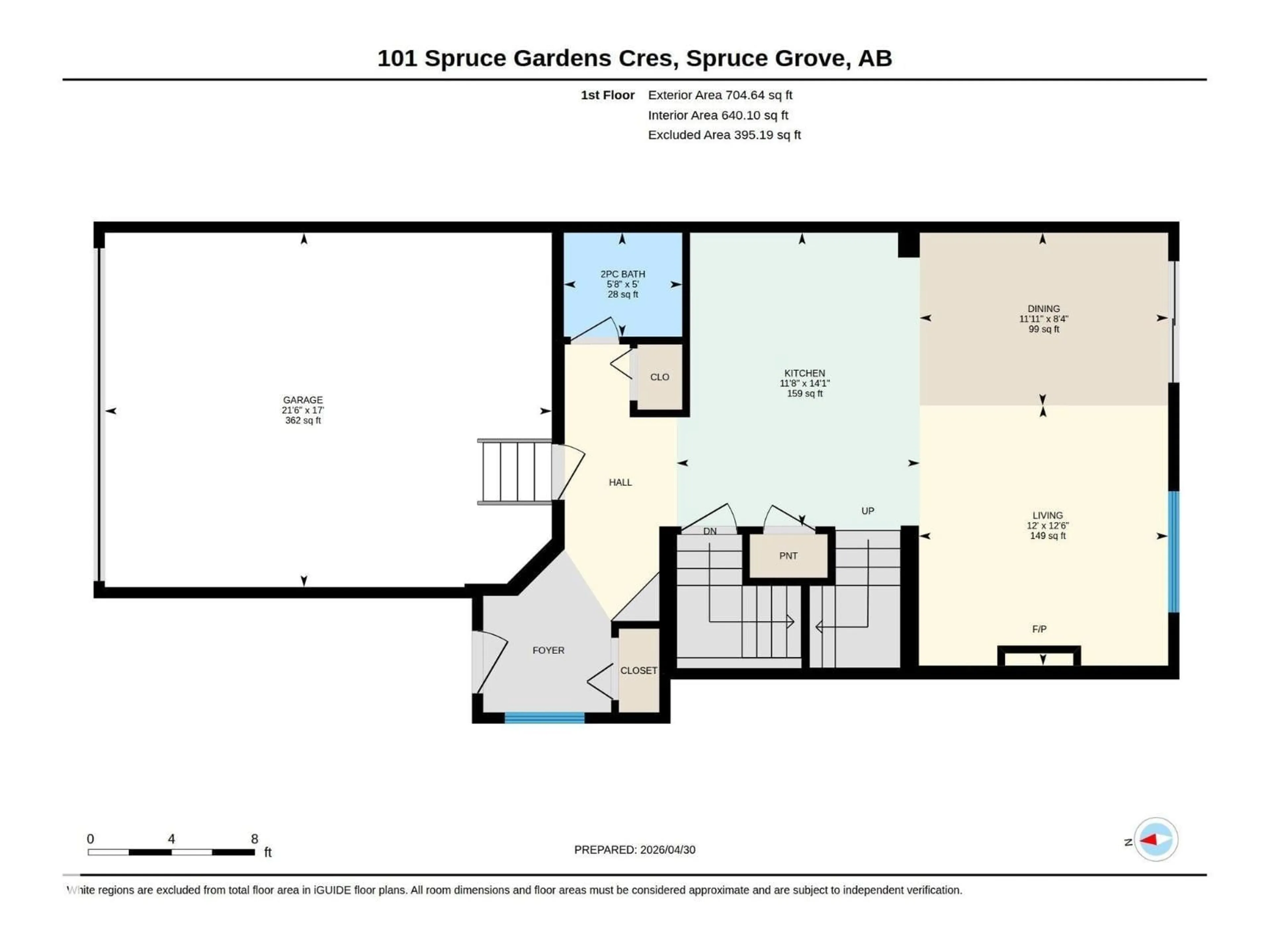 Floor plan for 101 SPRUCE GARDENS CR, Spruce Grove Alberta T7X0J9