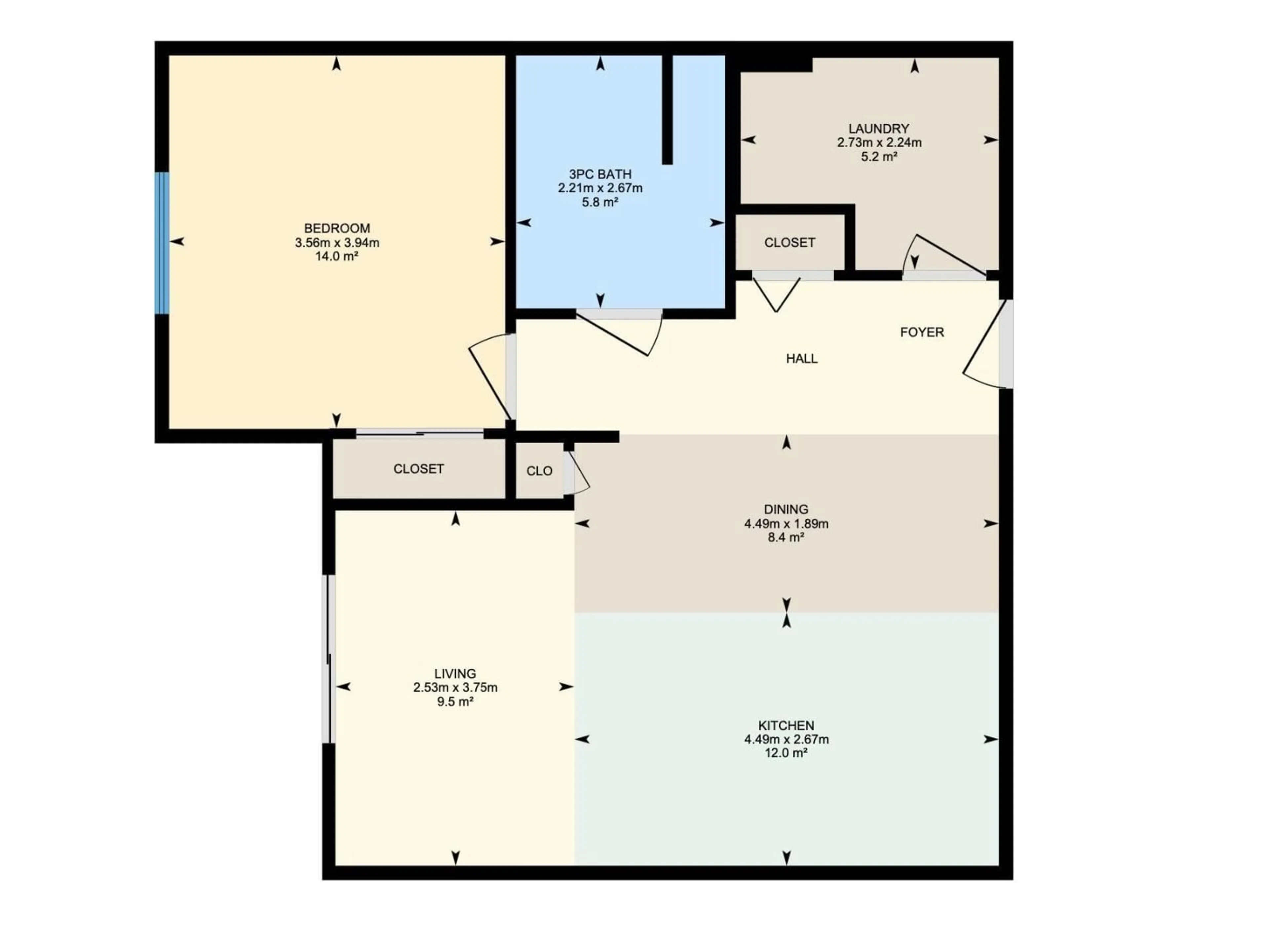 Floor plan for #221 - 16303 95 ST, Edmonton Alberta T5Z3V1