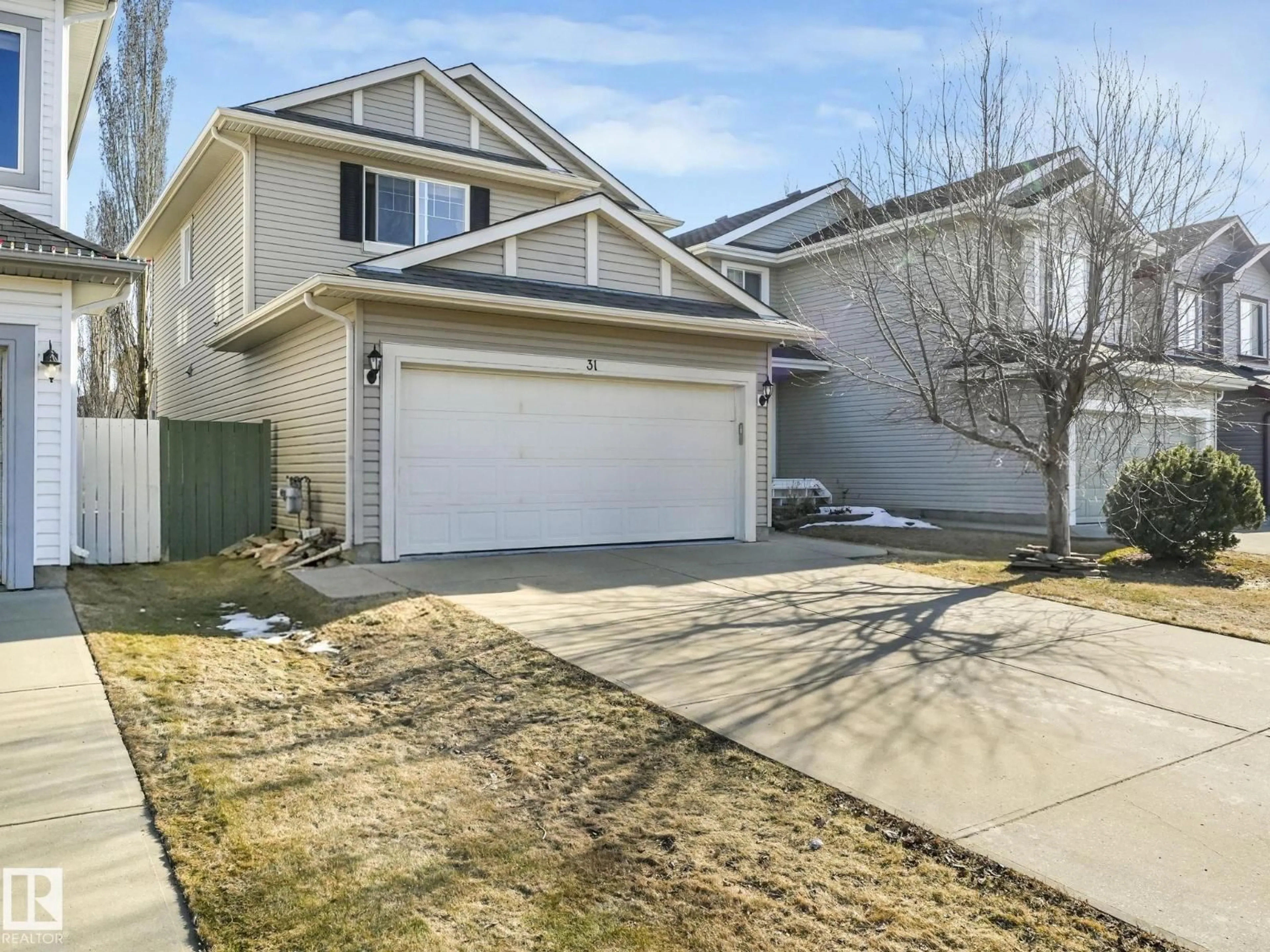Home with vinyl exterior material, street for 31 CHESTERMERE RD, Sherwood Park Alberta T8H2S2