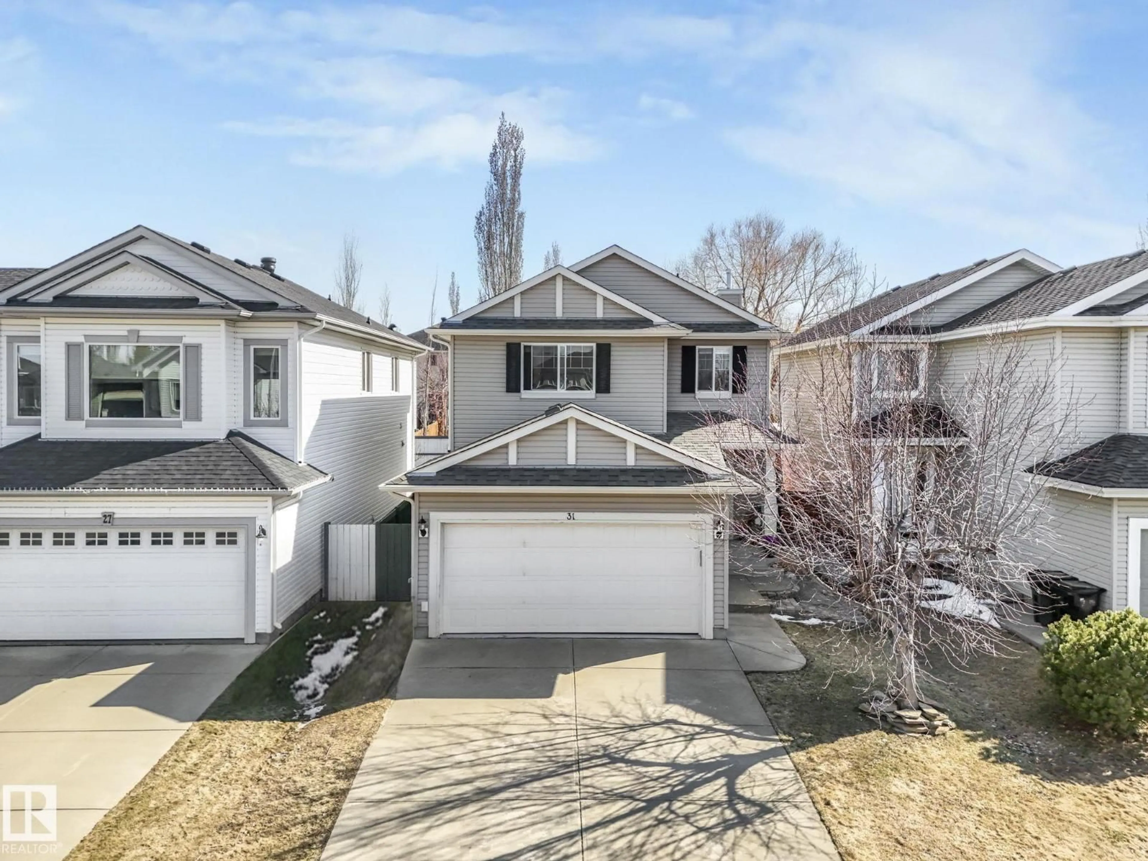 A pic from outside/outdoor area/front of a property/back of a property/a pic from drone, street for 31 CHESTERMERE RD, Sherwood Park Alberta T8H2S2