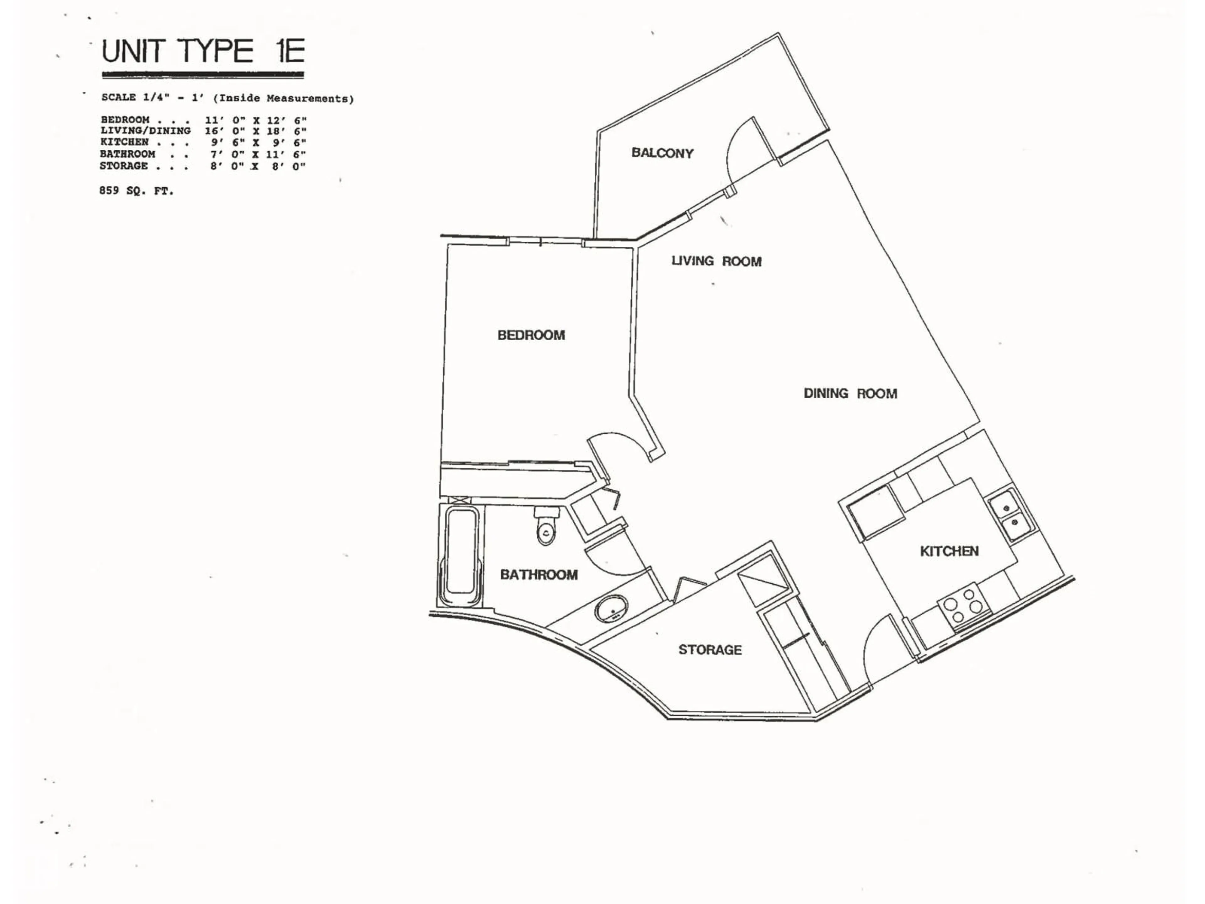 Floor plan for 208 - 9926 100 AV, Fort Saskatchewan Alberta T8L2N6