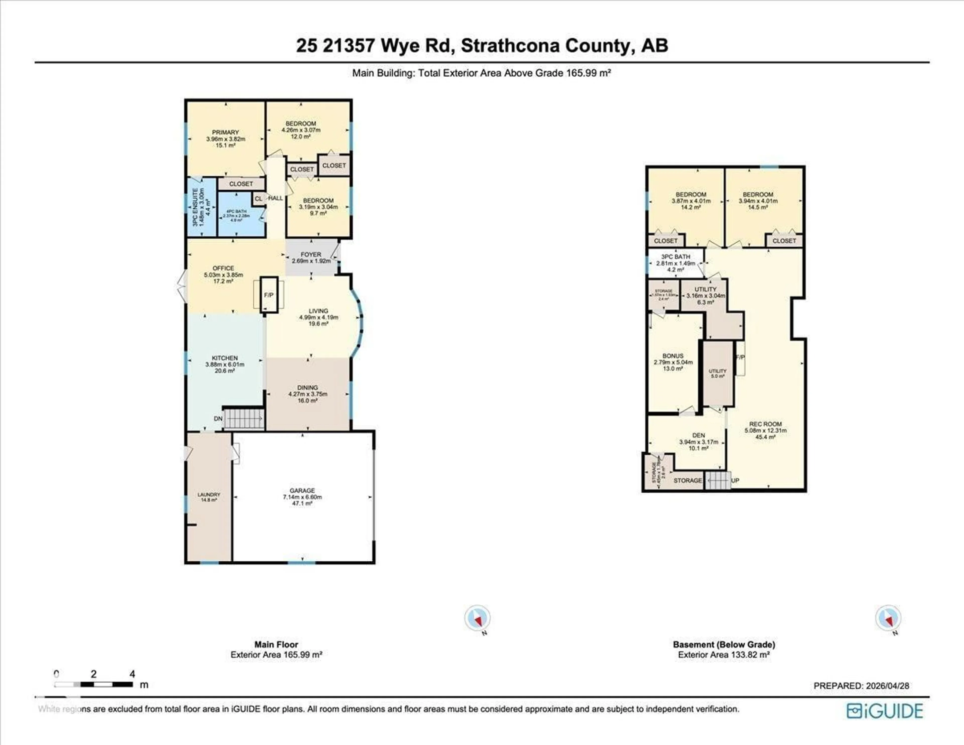 Floor plan for 25 21357 WYE RD, Rural Strathcona County Alberta T8G1E2