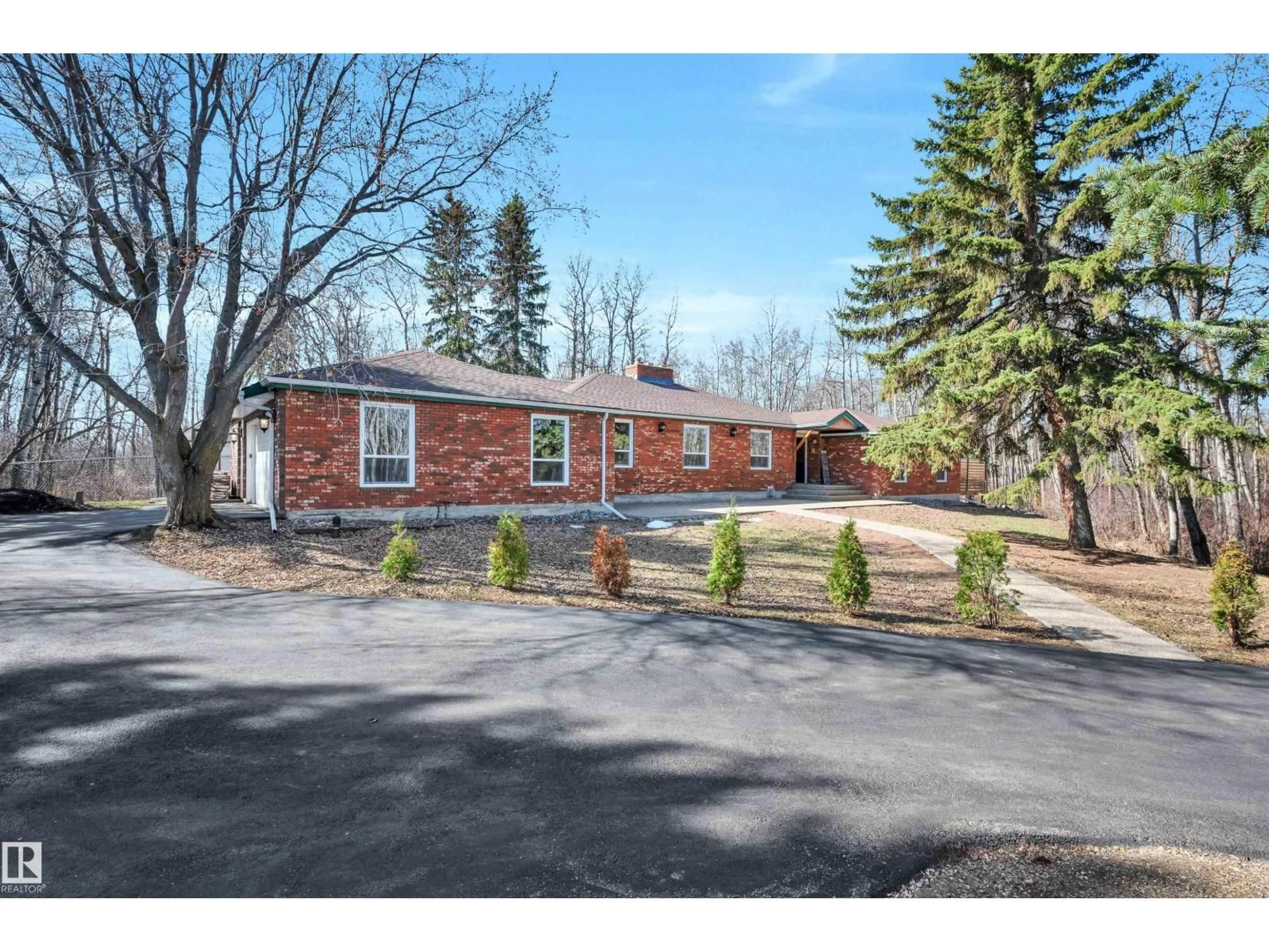 Home with brick exterior material, street for 52319 - 73 RGE ROAD 231, Rural Strathcona County Alberta T8A1A8
