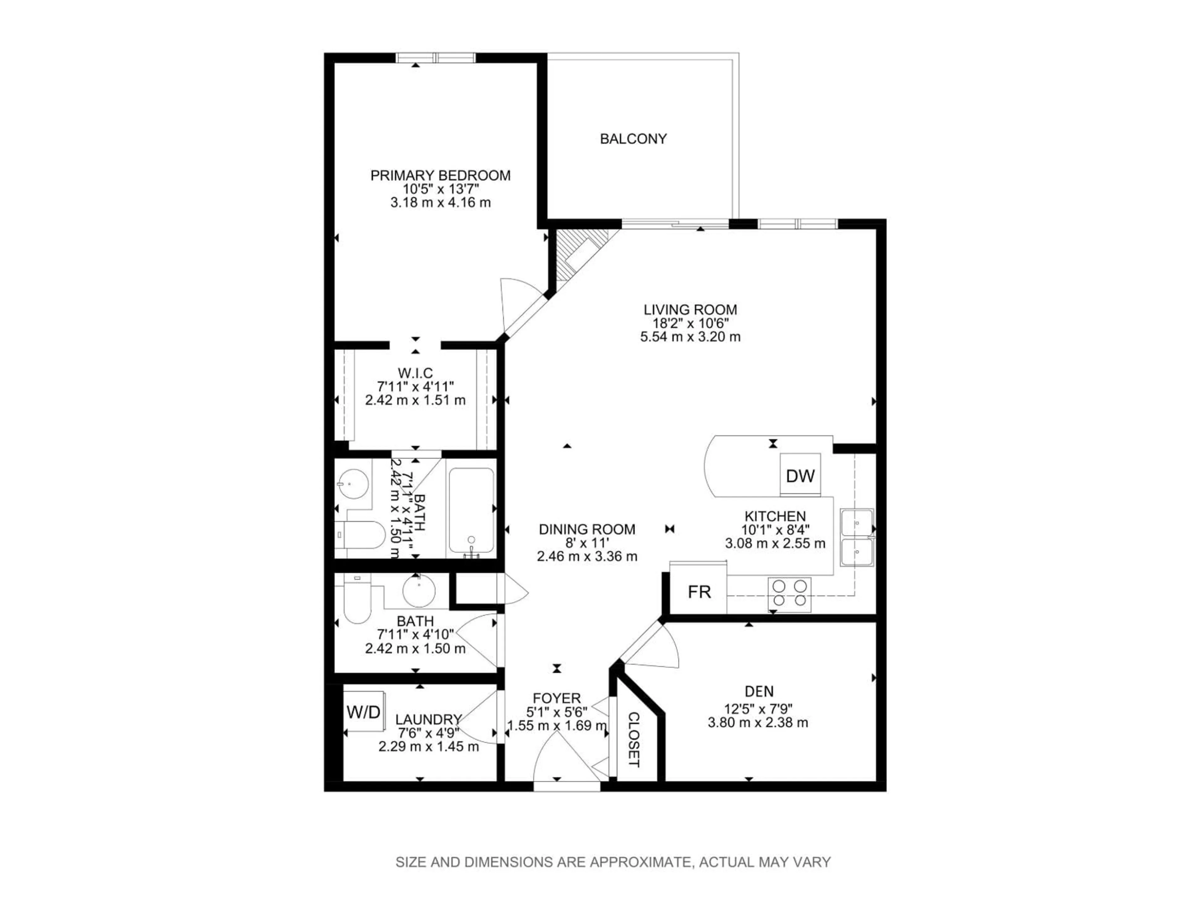 Floor plan for 228 8528 82 AV, Edmonton Alberta T6C0Y8