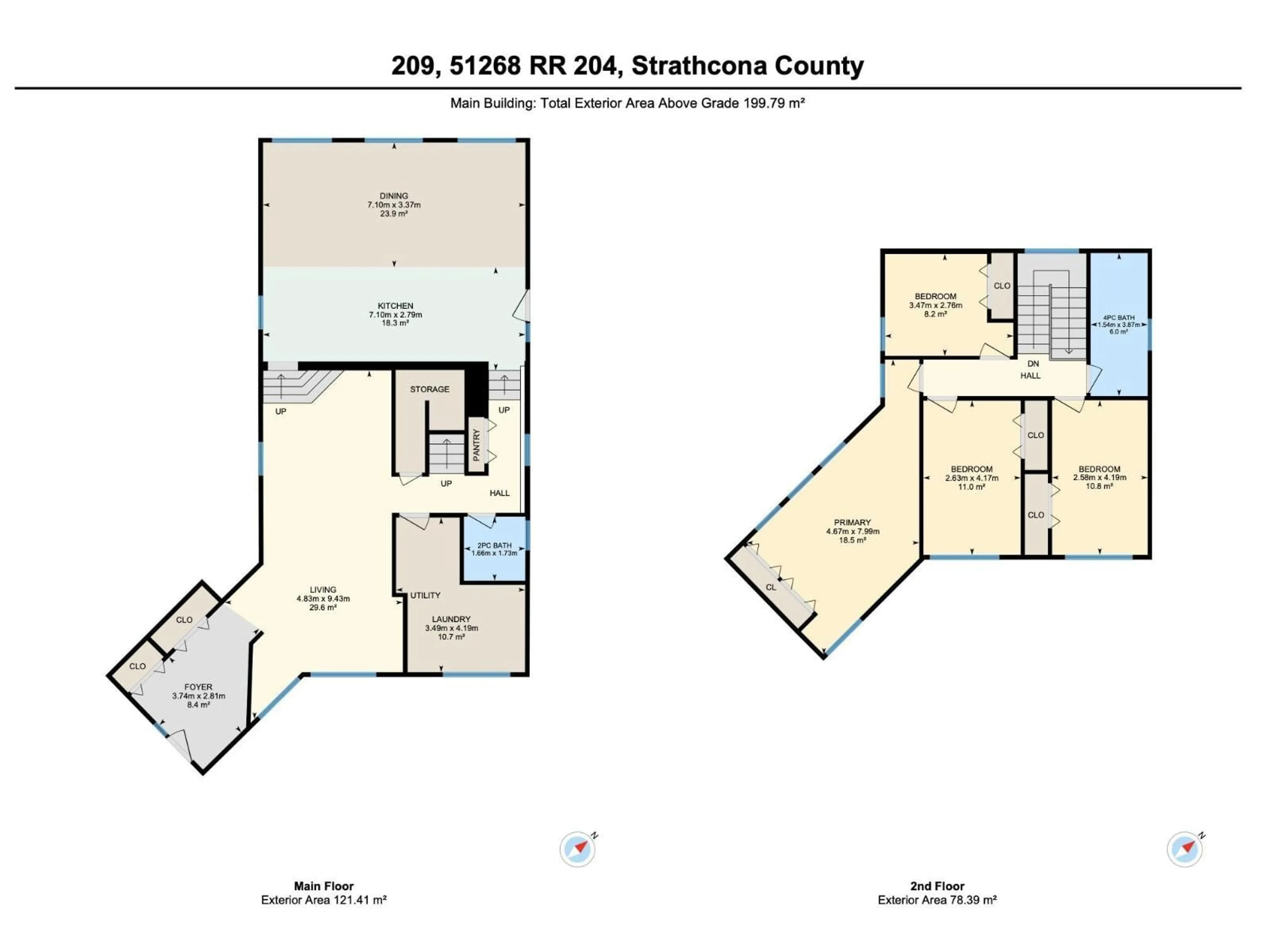 Floor plan for 209 - 51268 RGE ROAD 204, Rural Strathcona County Alberta T8G1E9