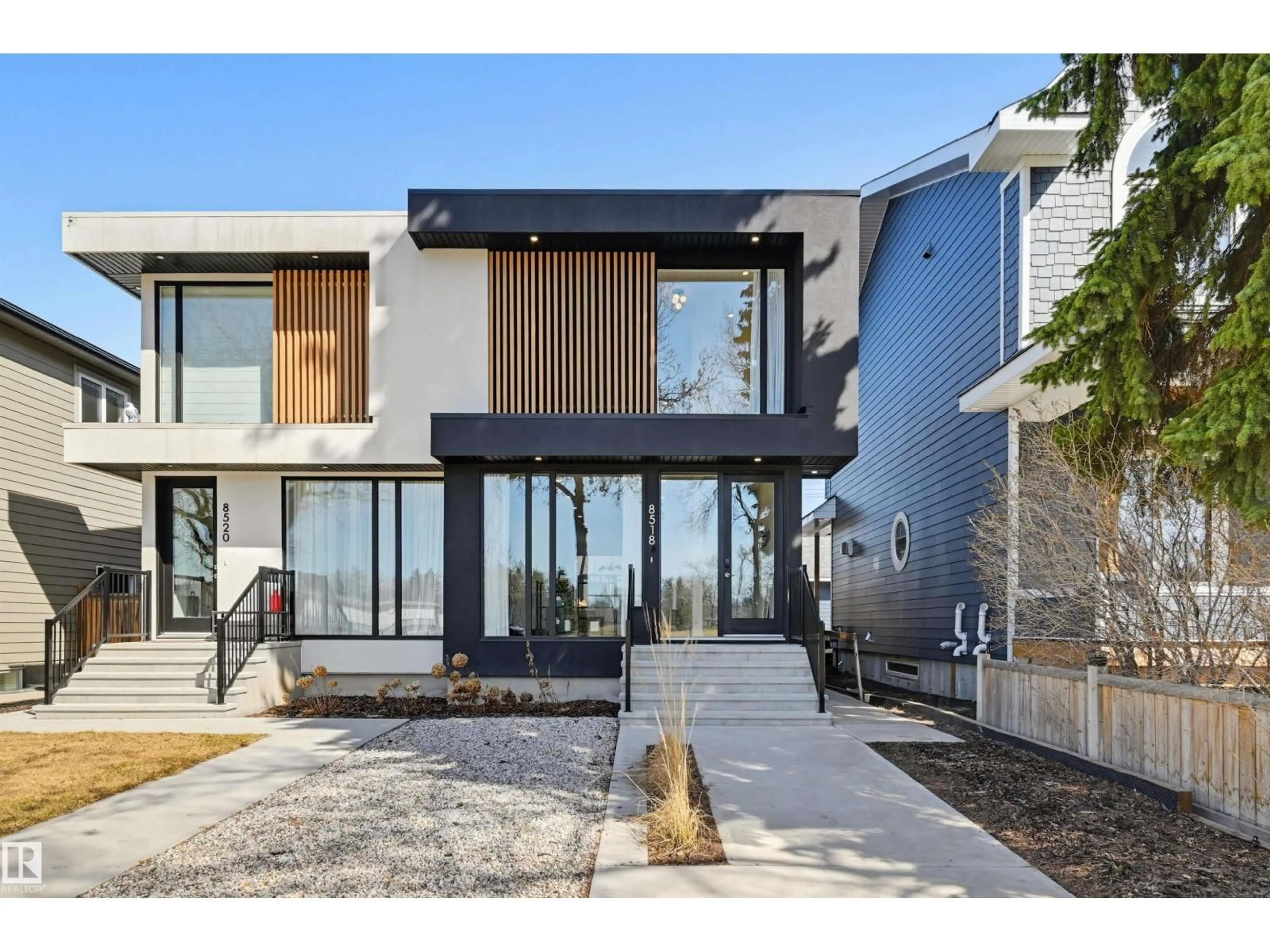 Home with brick exterior material, street for 8518 79 AV, Edmonton Alberta T6C0R4