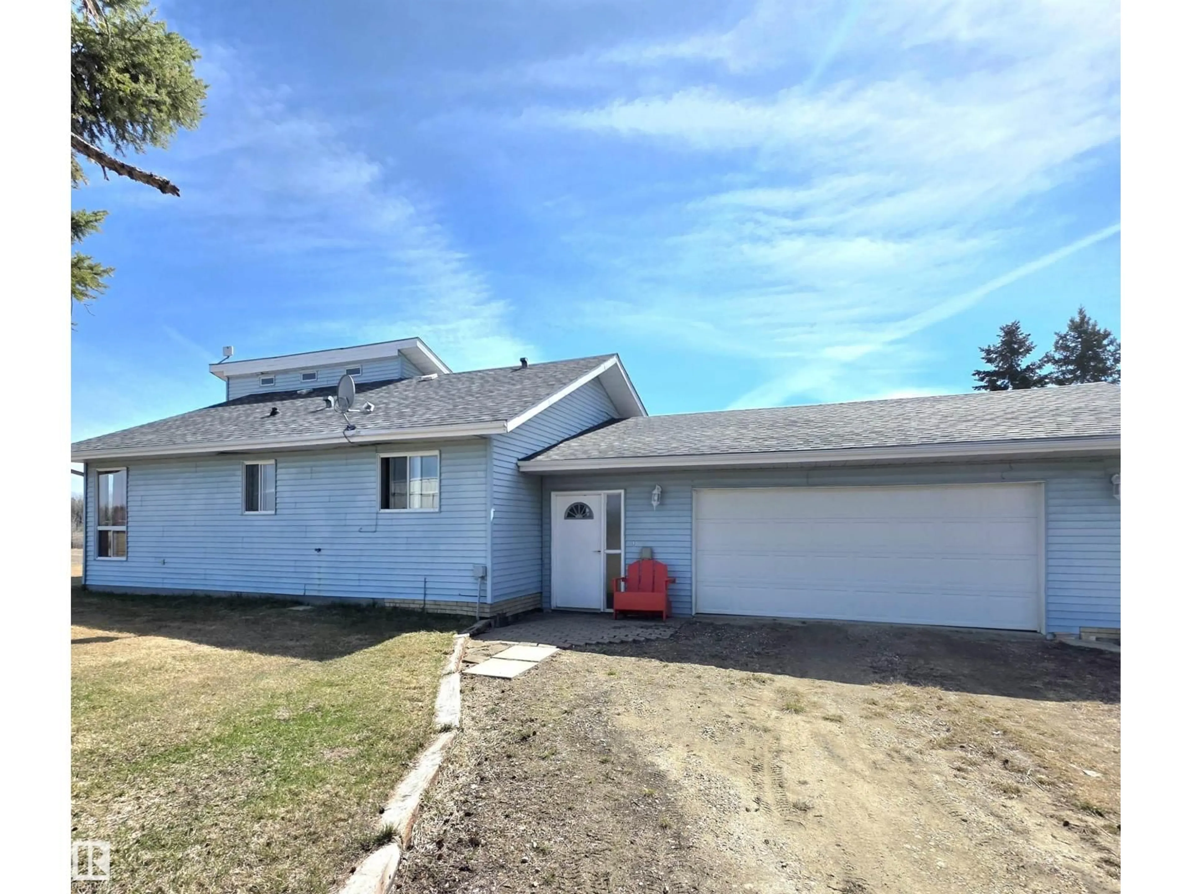 A pic from outside/outdoor area/front of a property/back of a property/a pic from drone, street for 52507 RANGE ROAD 73, Rural Parkland County Alberta T0E0T0