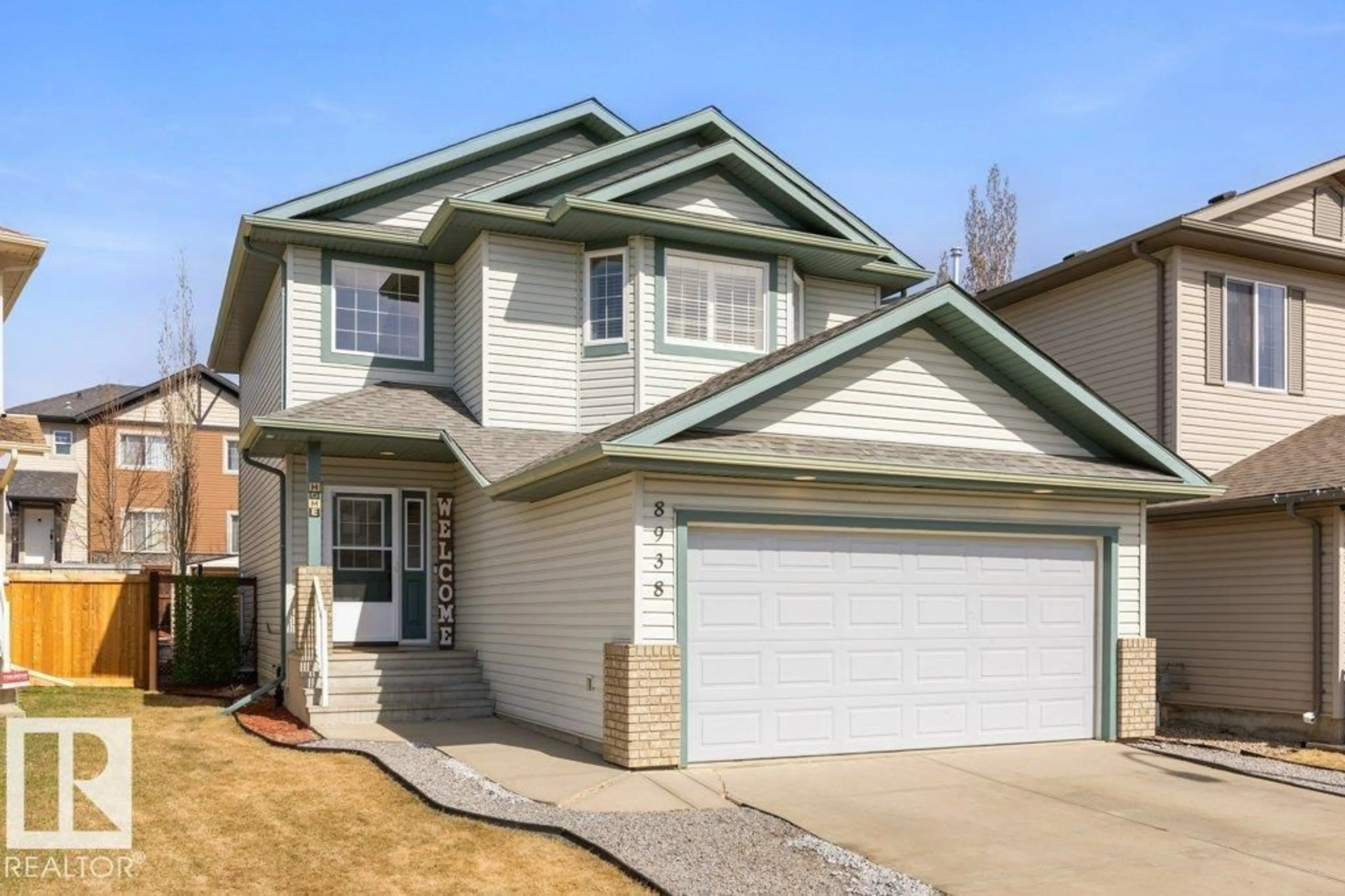 Home with vinyl exterior material, street for 8938 179A AV, Edmonton Alberta T5Z0A6