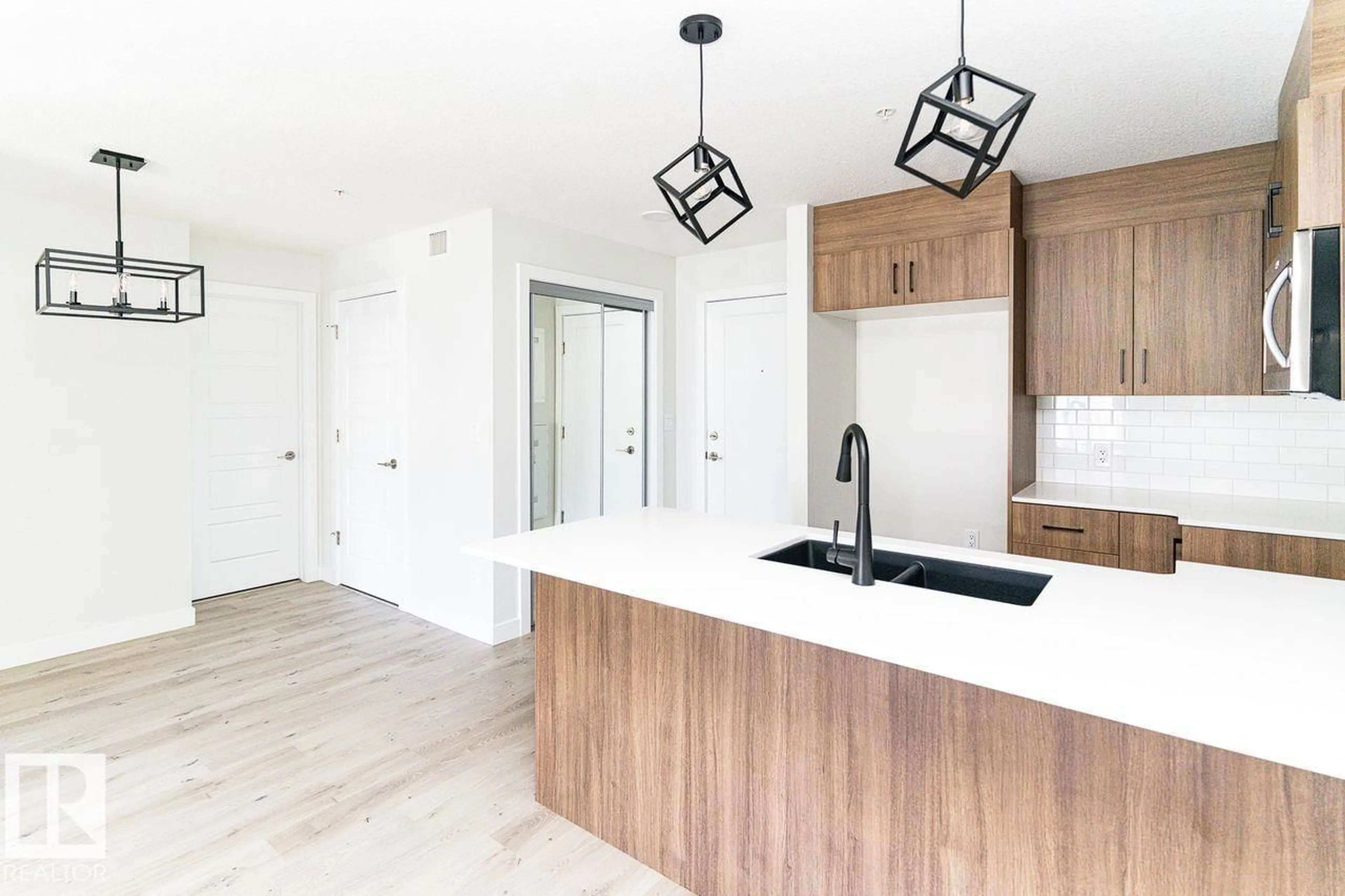 Open concept kitchen, unknown for #204 - 2225 44 AV NW, Edmonton Alberta T6T0W5