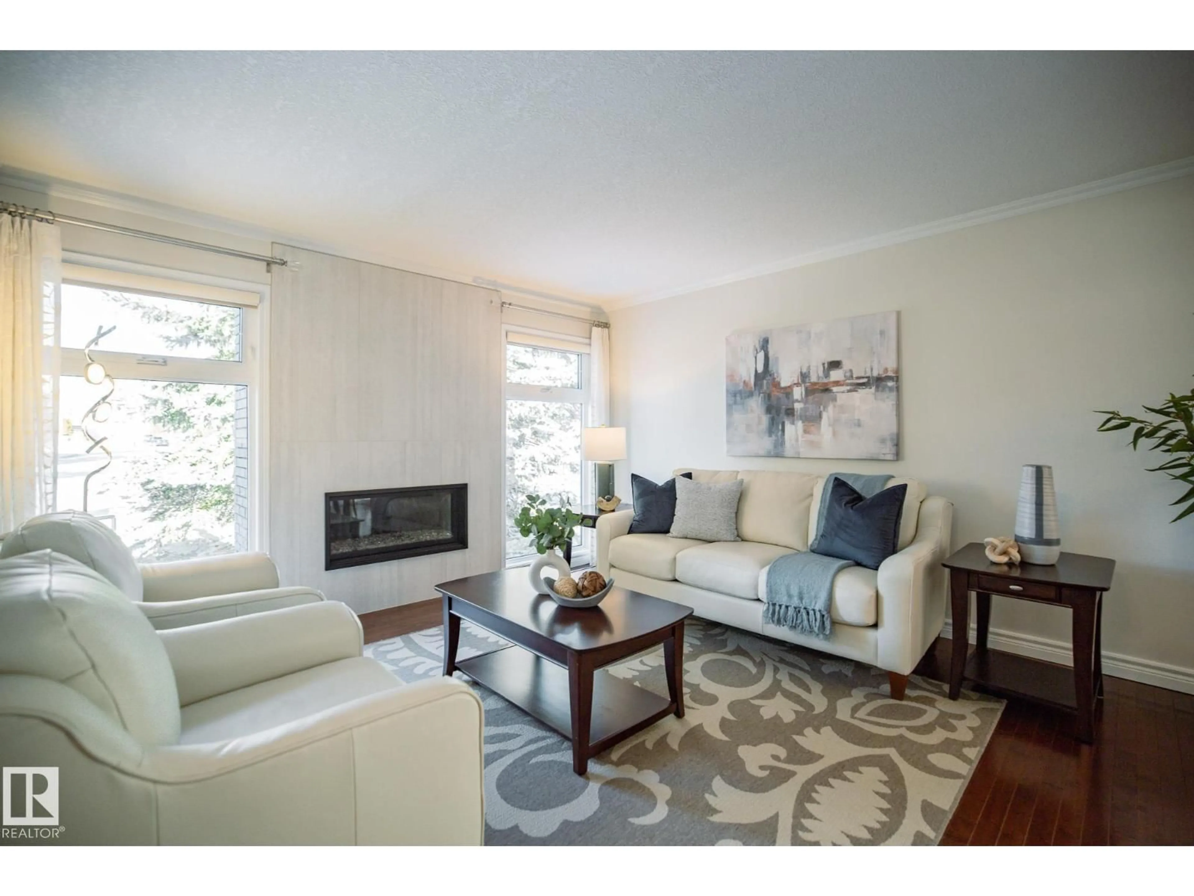 Living room with furniture, unknown for 15155 RAMSAY CR, Edmonton Alberta T6H5R1