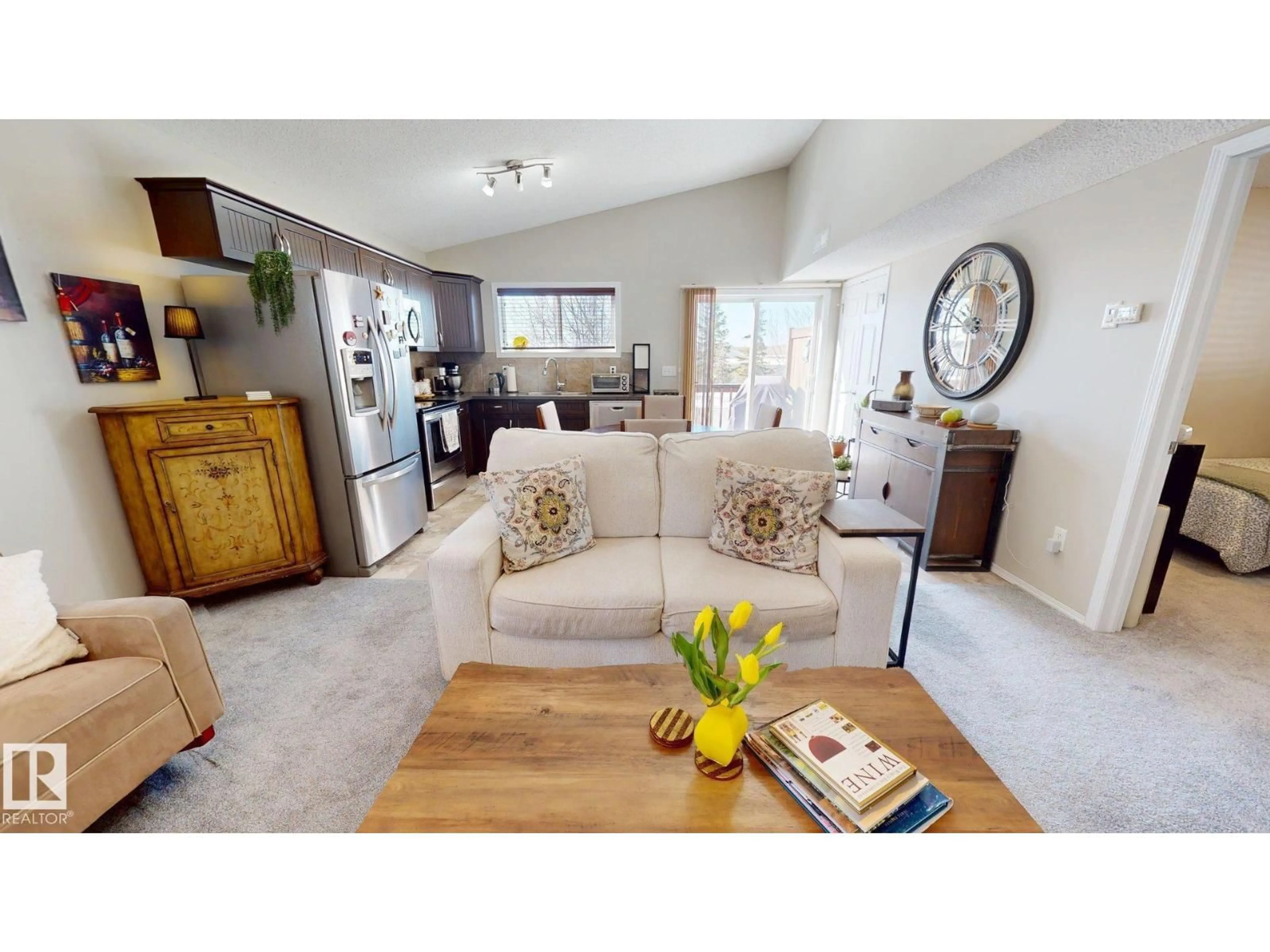Living room with furniture, unknown for #187, 188 - 142 SELKIRK PL, Leduc Alberta T9E0M9