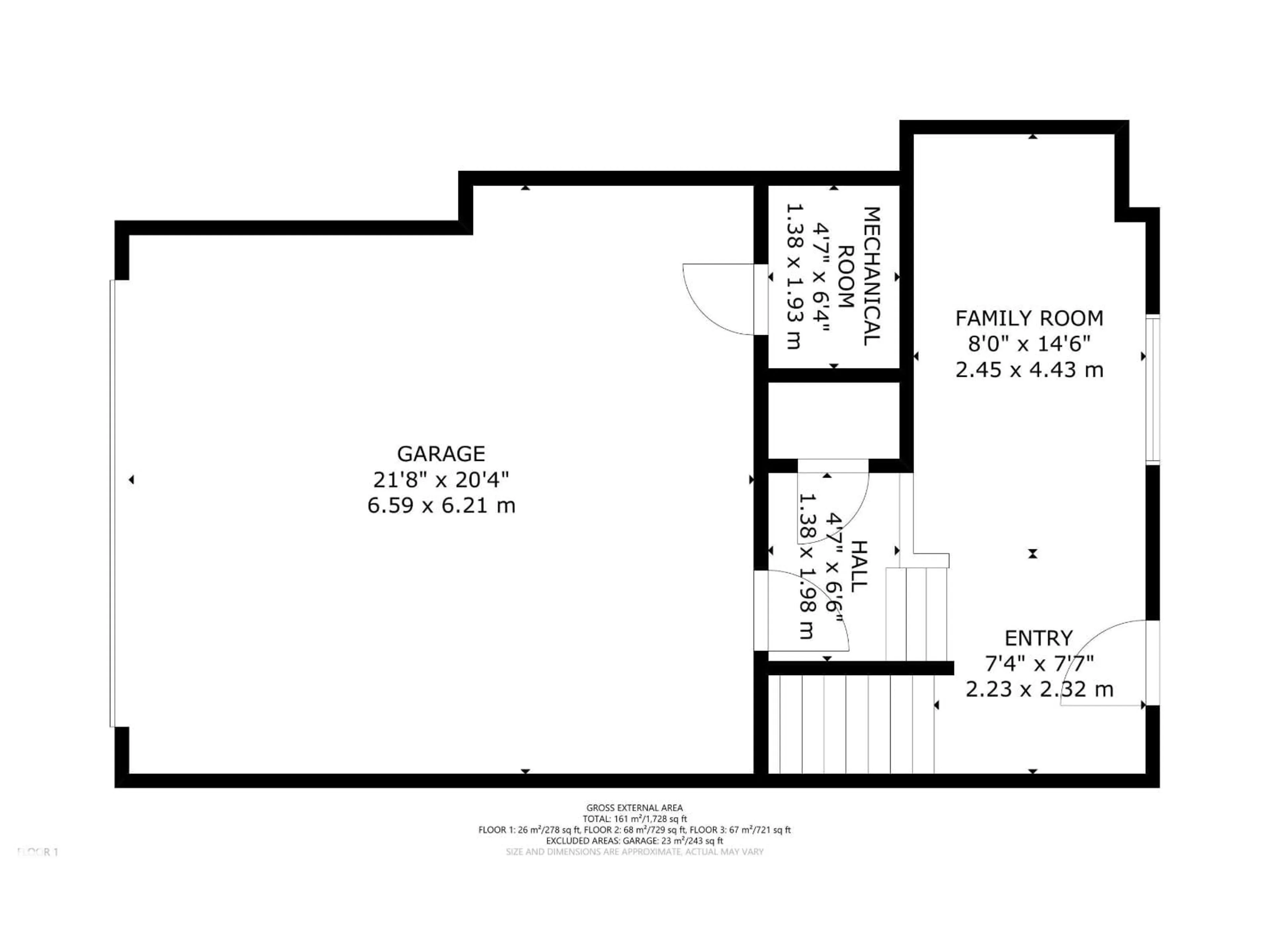 Floor plan for 300 - 8530 94 ST, Fort Saskatchewan Alberta T8L0C2