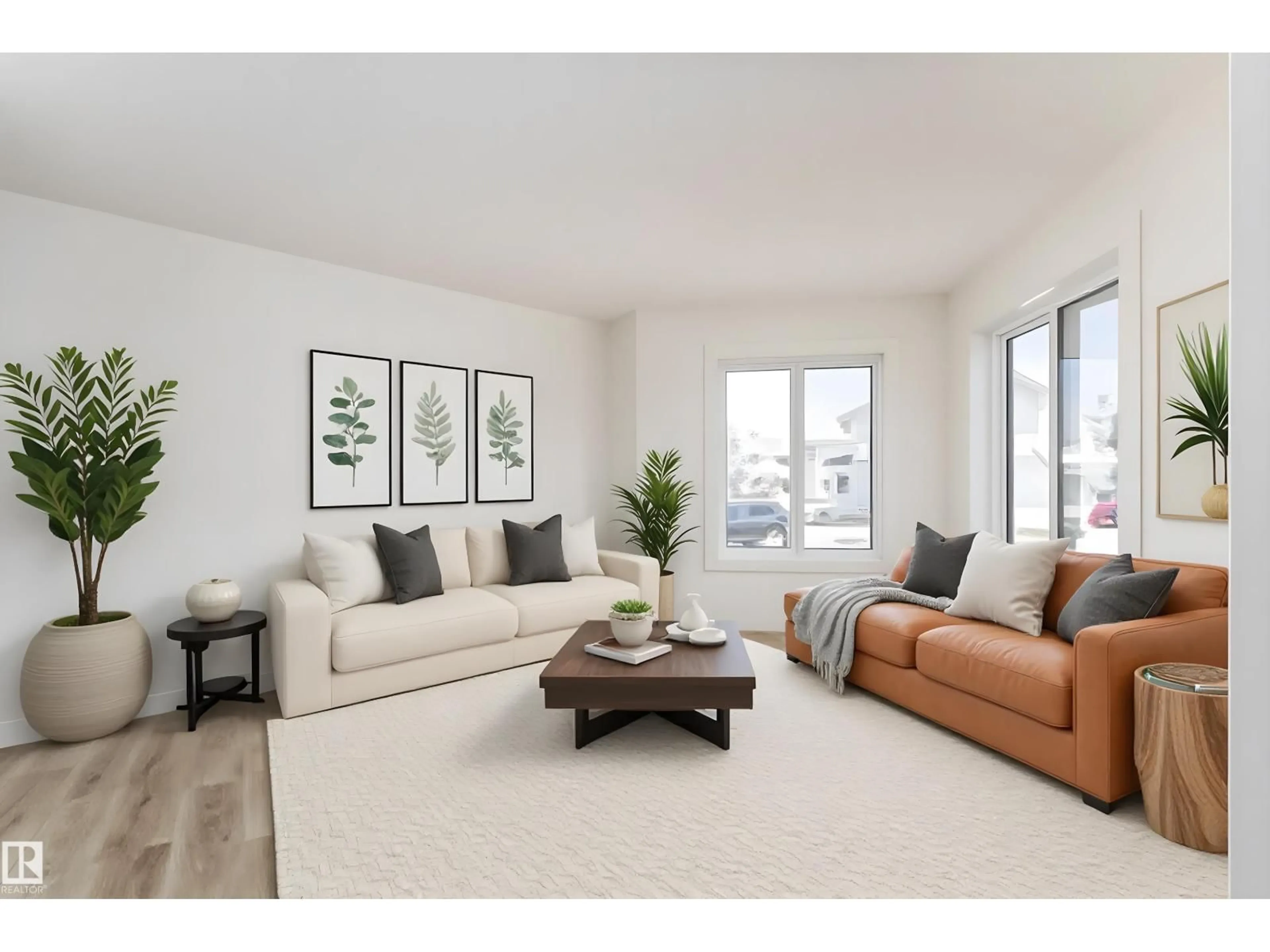 Living room with furniture, unknown for 1033 - 63 YOUVILLE DR, Edmonton Alberta T6L6V9