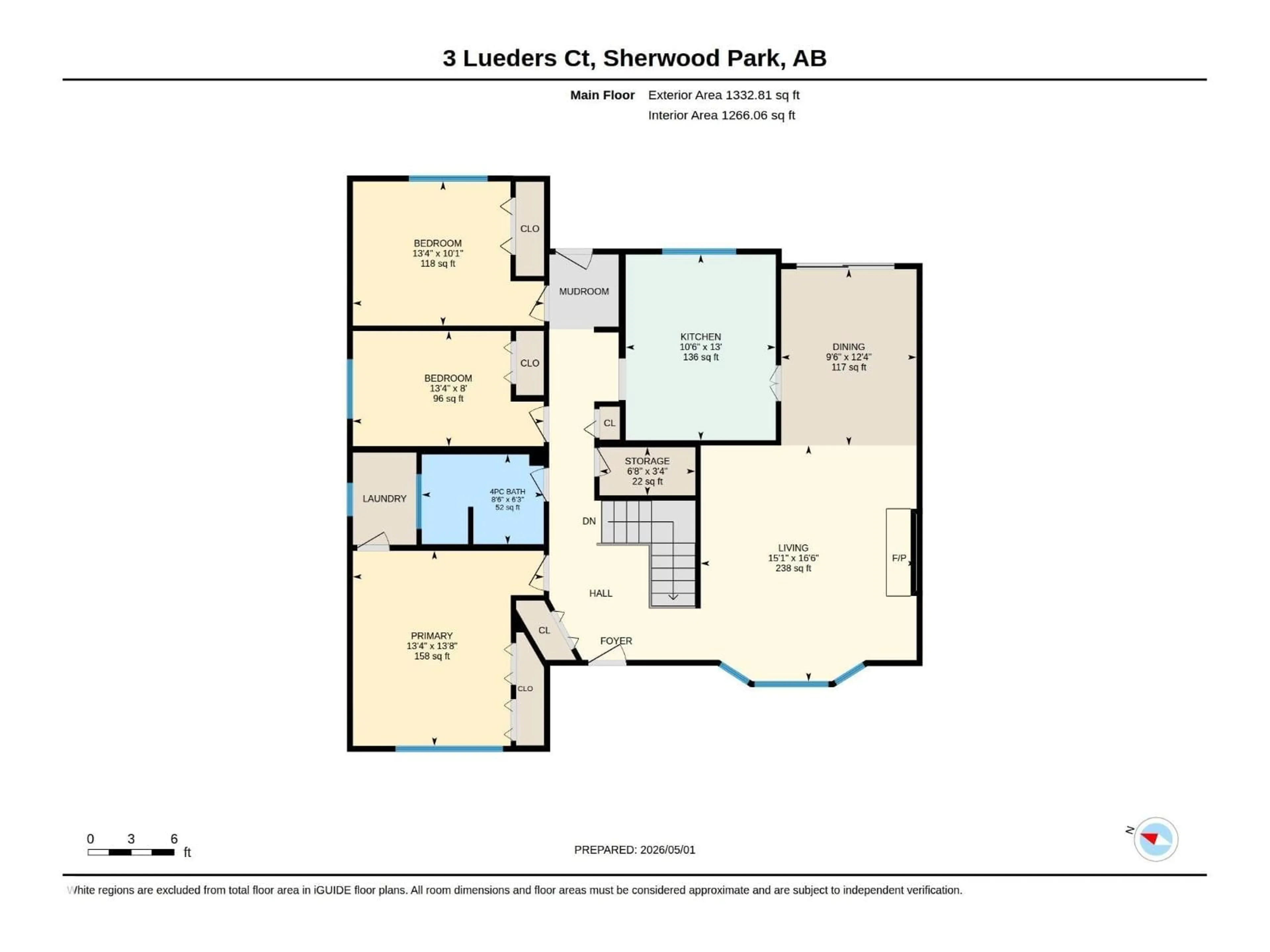 Floor plan for 3 LUEDERS CO, Sherwood Park Alberta T8A1B2