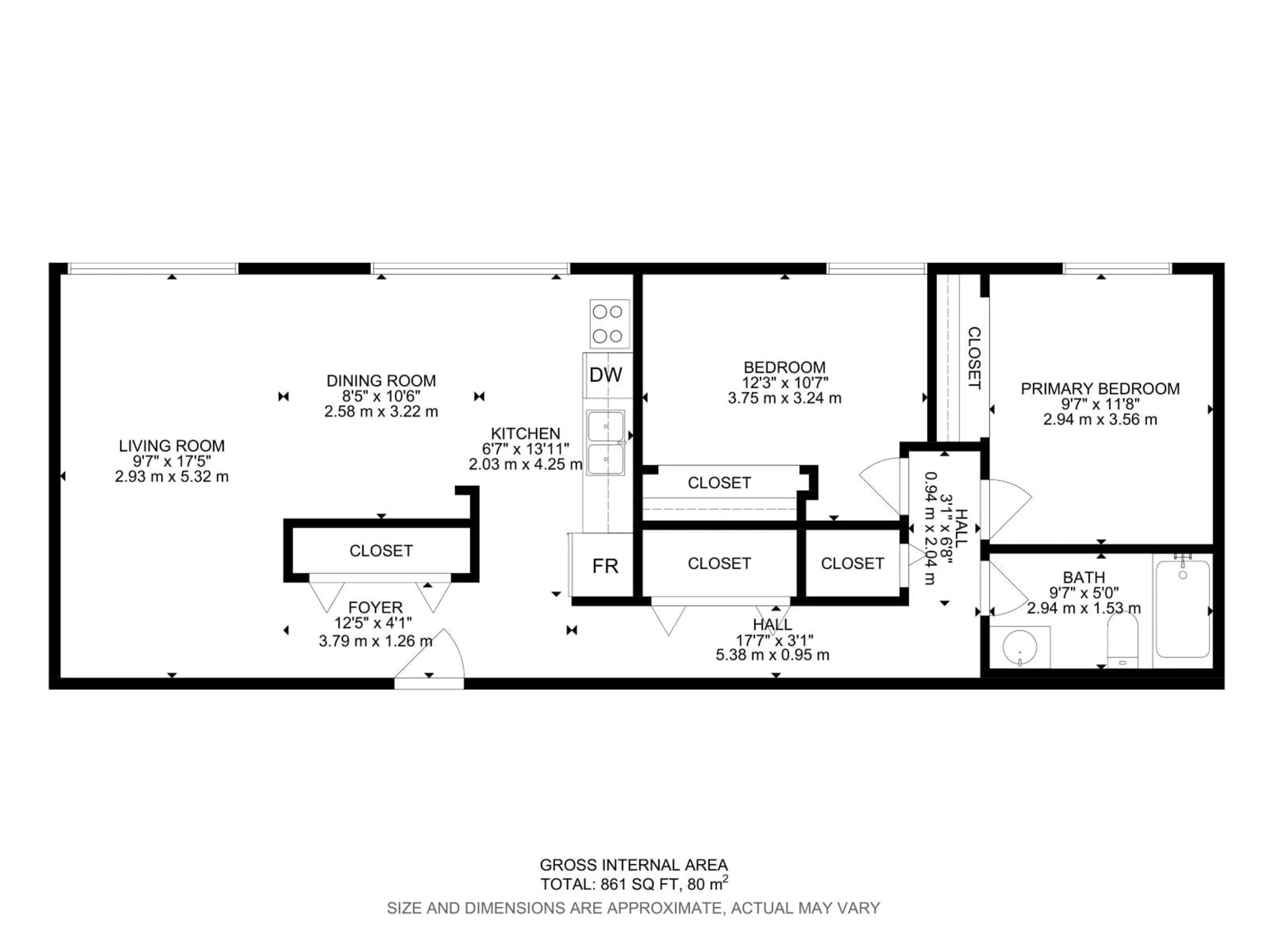 Floor plan for 604F - 2908 116A AV, Edmonton Alberta T5W4R7