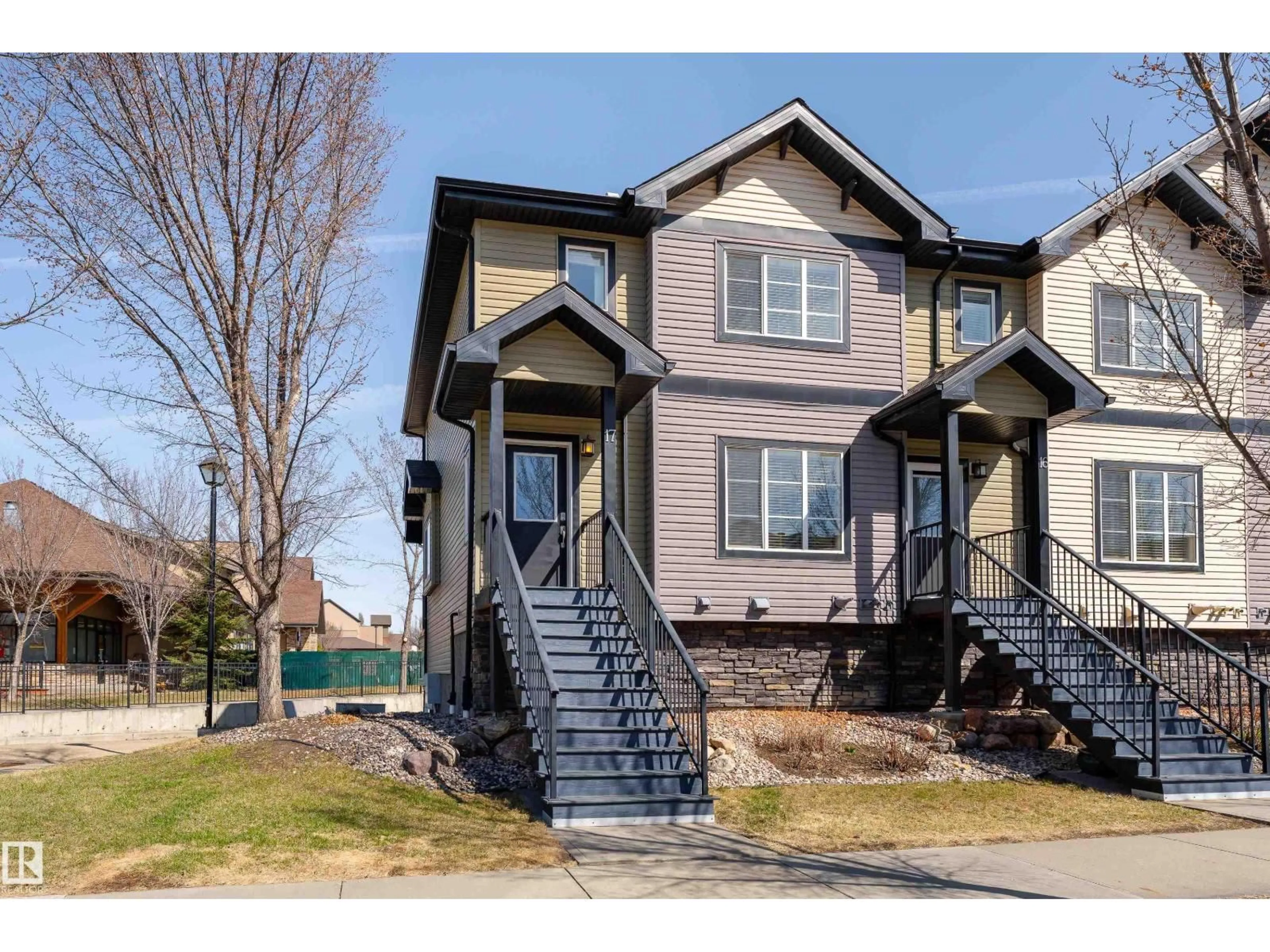 Home with vinyl exterior material, street for 17 - 5260 TERWILLEGAR BV, Edmonton Alberta T6R0S1