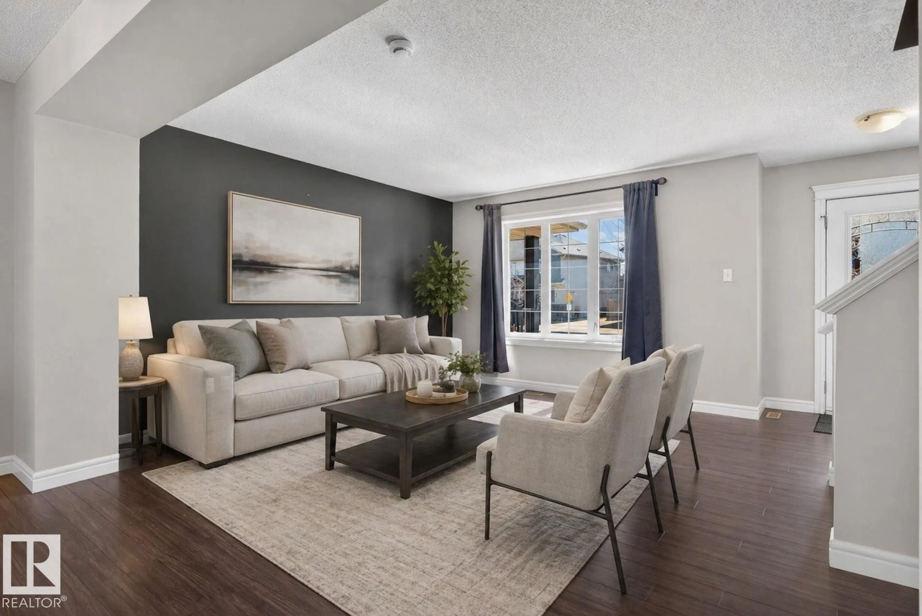 Living room with furniture, unknown for 332 NELSON DR, Spruce Grove Alberta T7X0N3