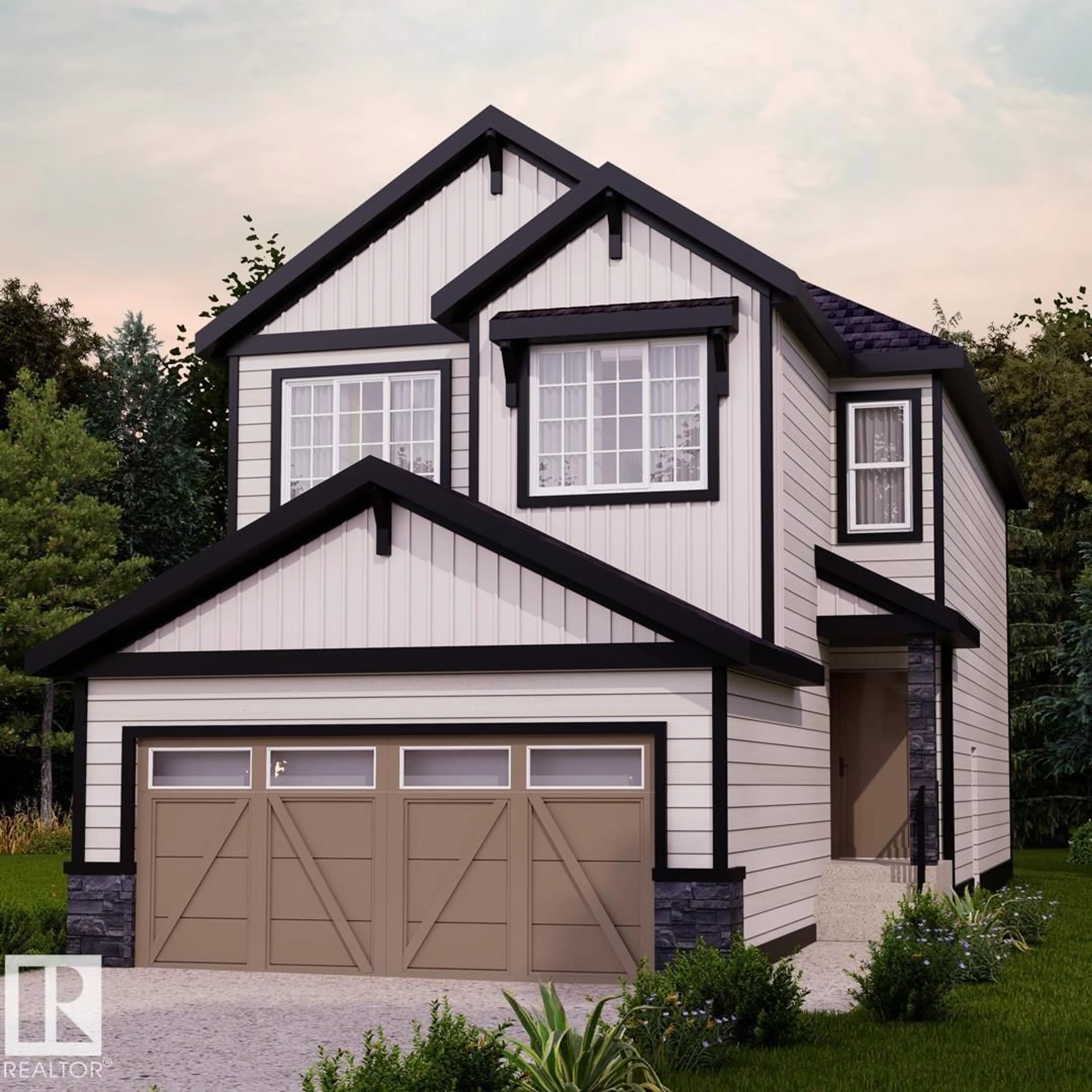 Home with vinyl exterior material, street for 20837 15A AV, Edmonton Alberta T6M3N8