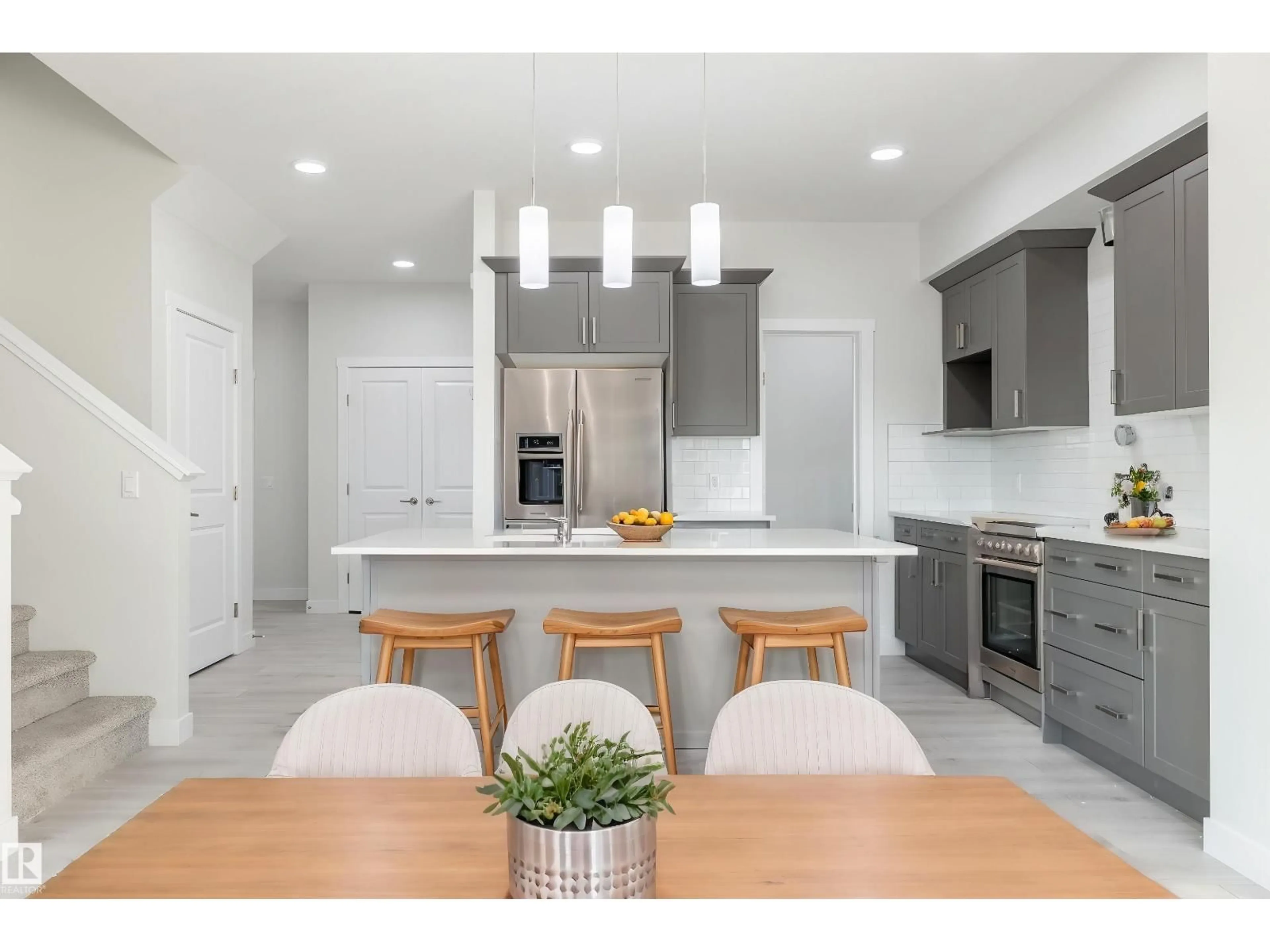 Open concept kitchen, unknown for 20837 15A AV, Edmonton Alberta T6M3N8