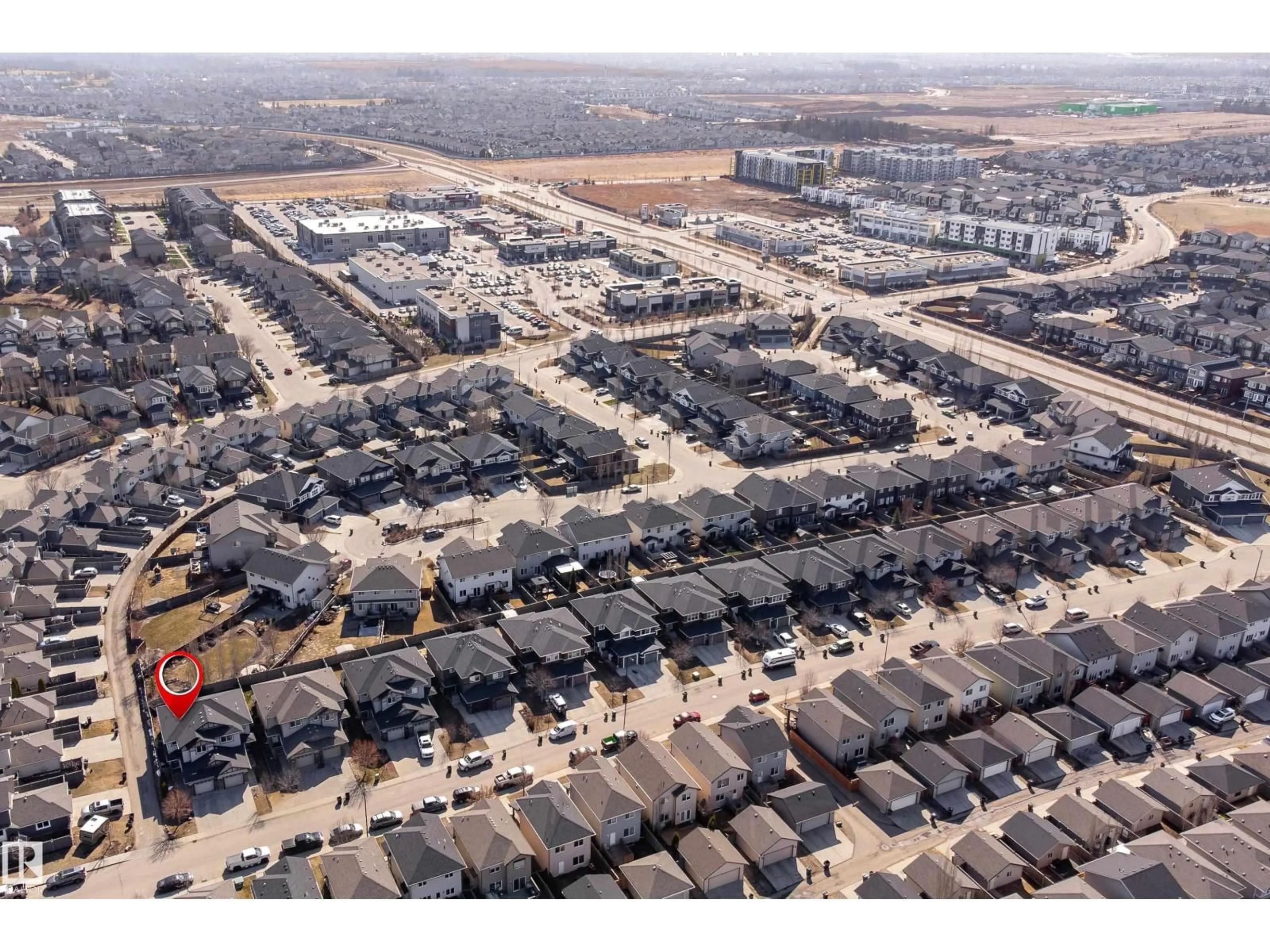 A pic from outside/outdoor area/front of a property/back of a property/a pic from drone, street for SW - 1019 177 ST, Edmonton Alberta T6W1Z9