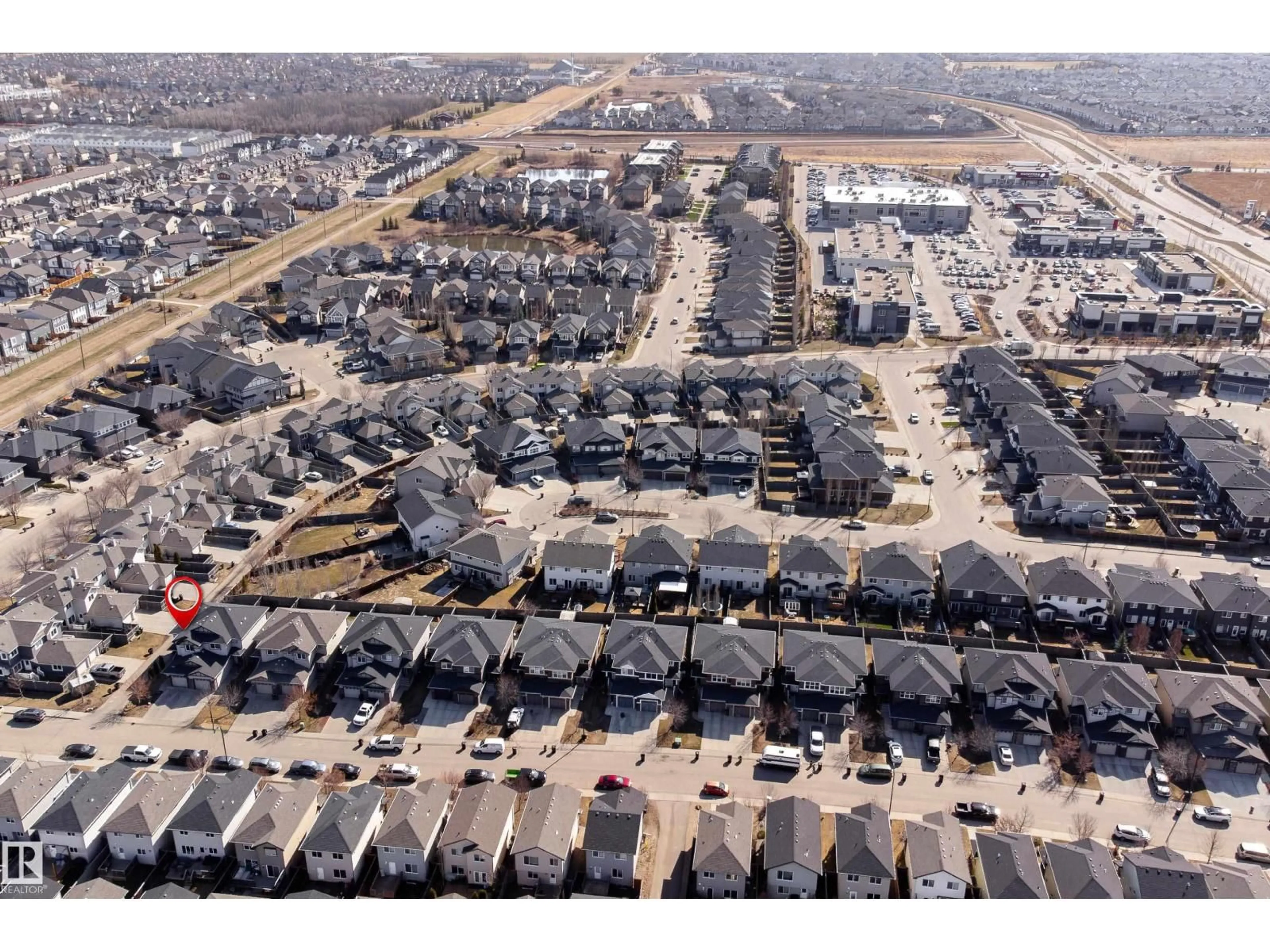 A pic from outside/outdoor area/front of a property/back of a property/a pic from drone, street for SW - 1019 177 ST, Edmonton Alberta T6W1Z9
